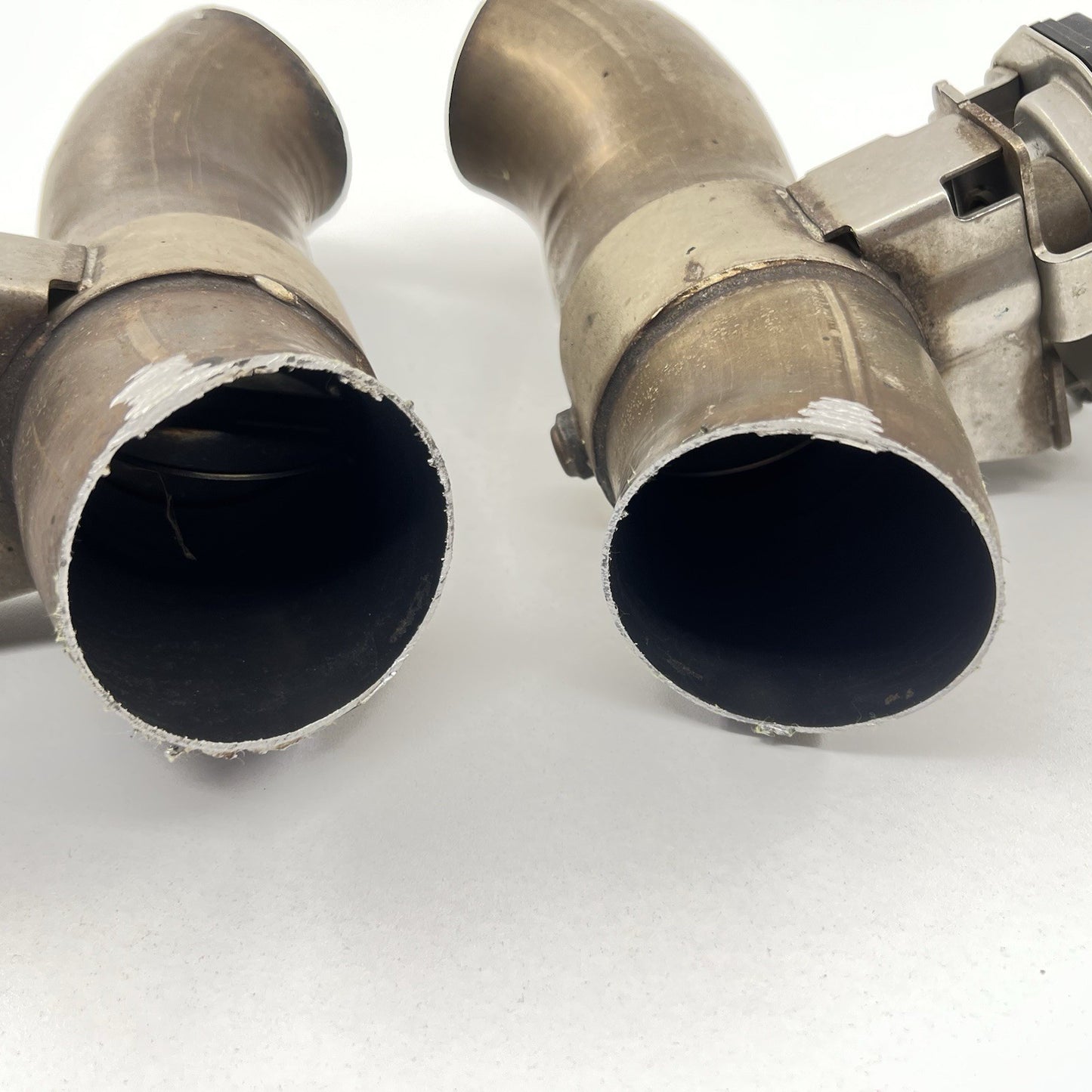 16-21 BMW M2 F87 Exhaust Muffler Cuts With Valve Actuator Pair OEM