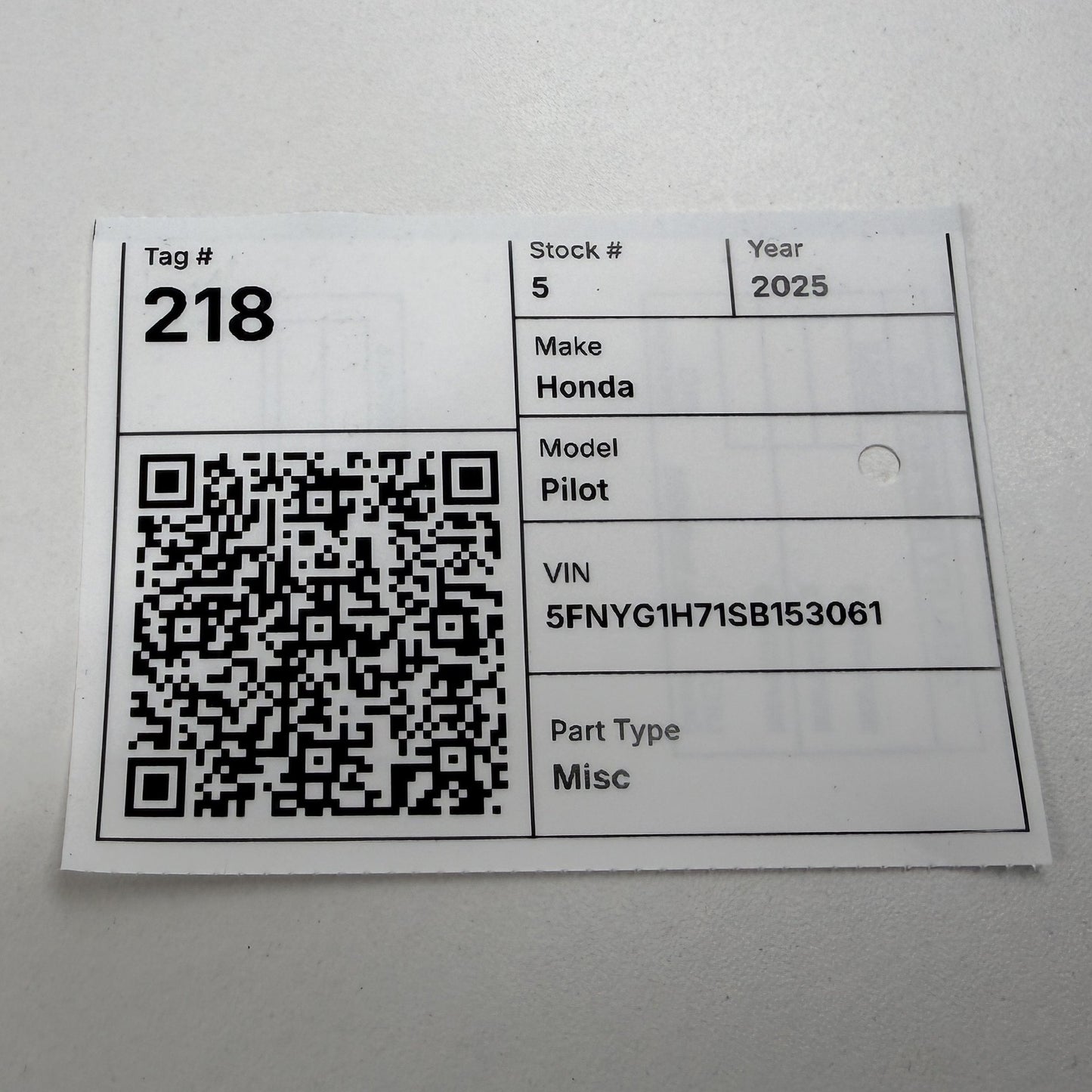 2023-2025 Honda Pilot Exhaust Oxygen O2 Sensor Set OEM