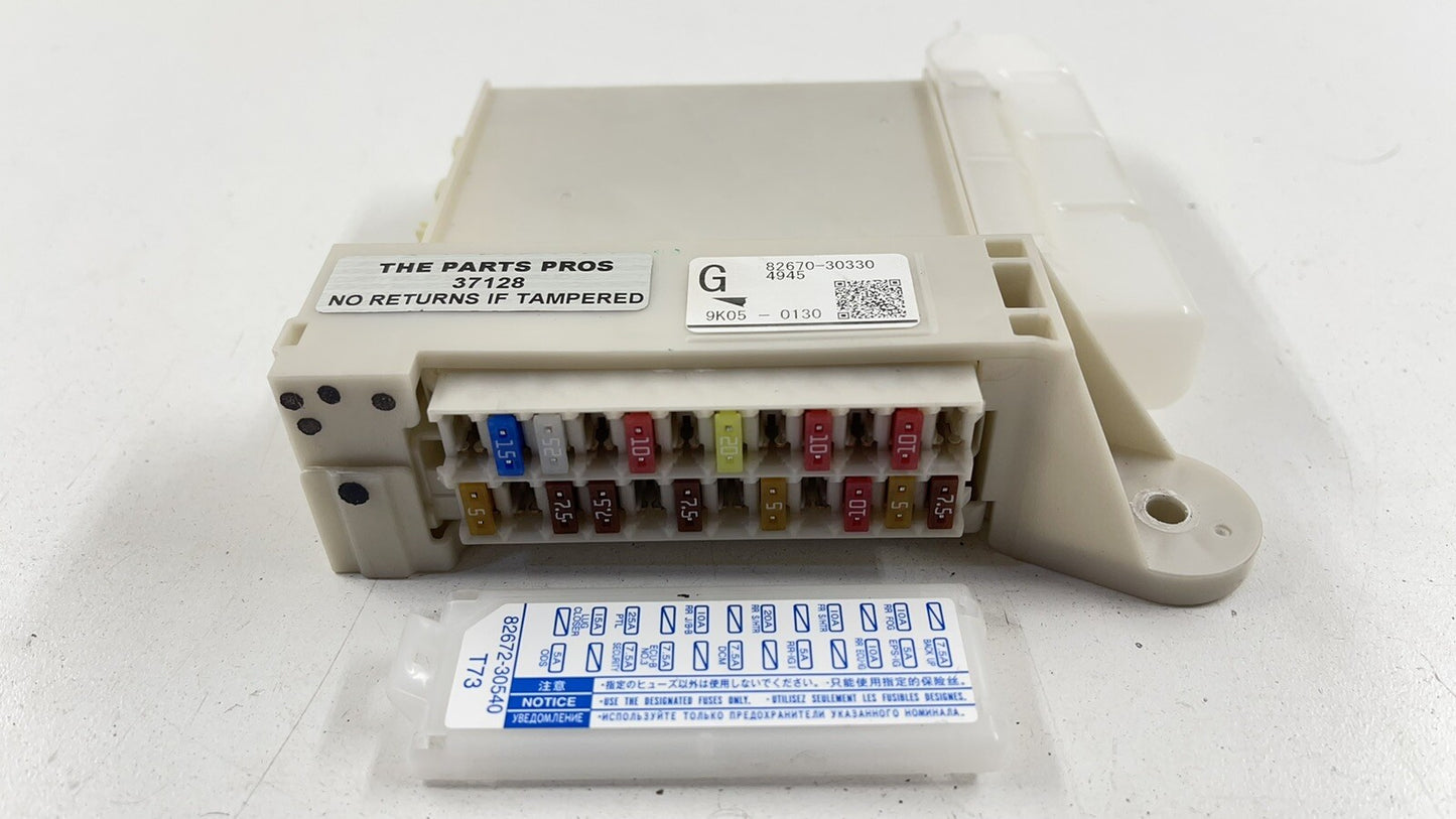 16-20 LEXUS GS F CABIN FUSE JUNCTION BOX CONTROL MODULE 82670-30330 OEM