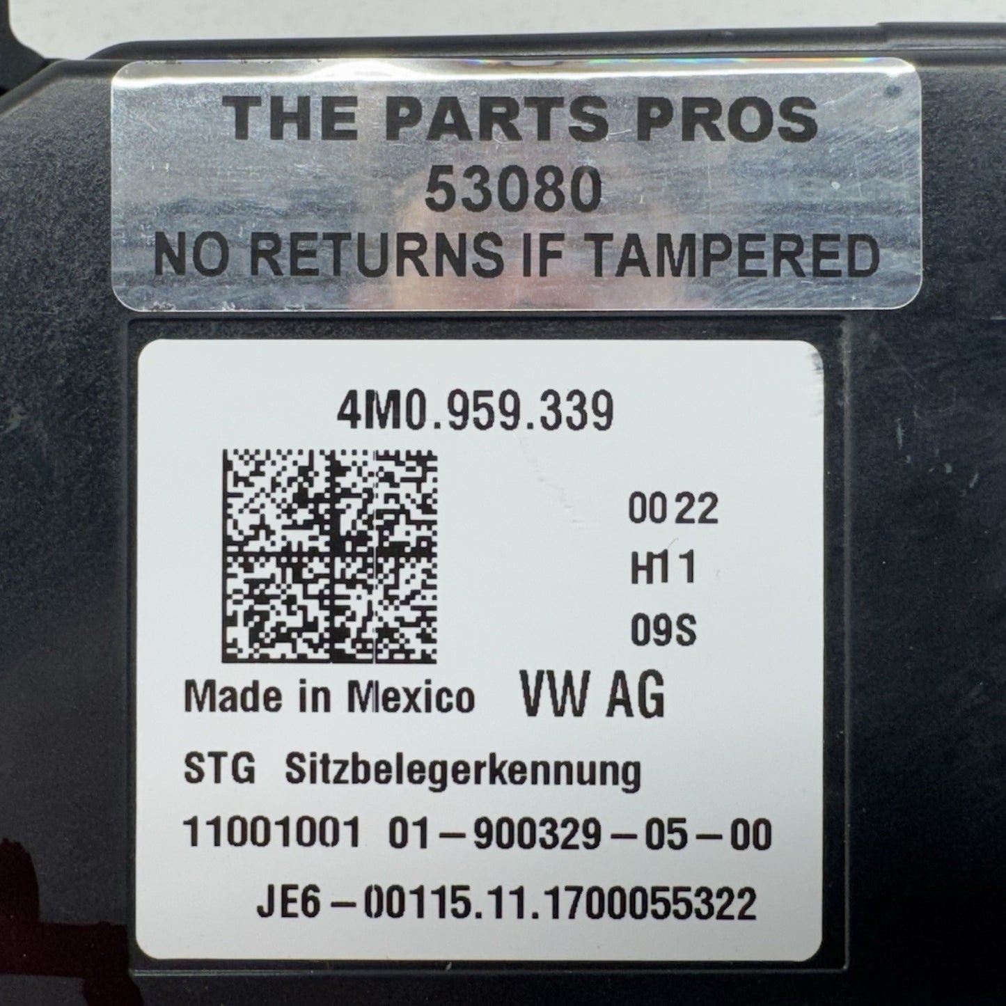 18-25 Audi S4 S5 Passenger Right Front Seat Occupant Sensor Module 4M0959339 OEM