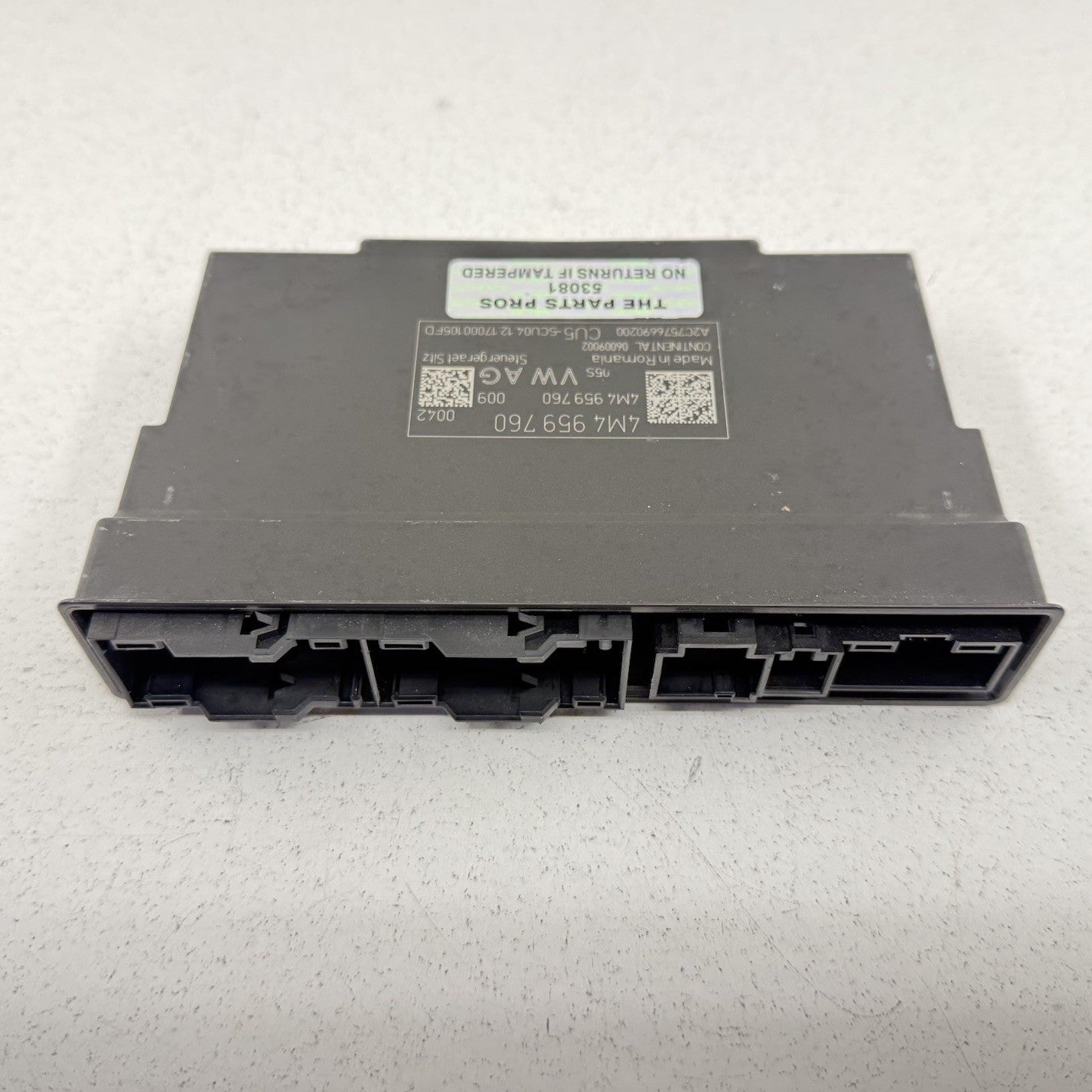 18-25 Audi S4 S5 Driver Left Front Sport Seat Control Module 4M4959760 OEM