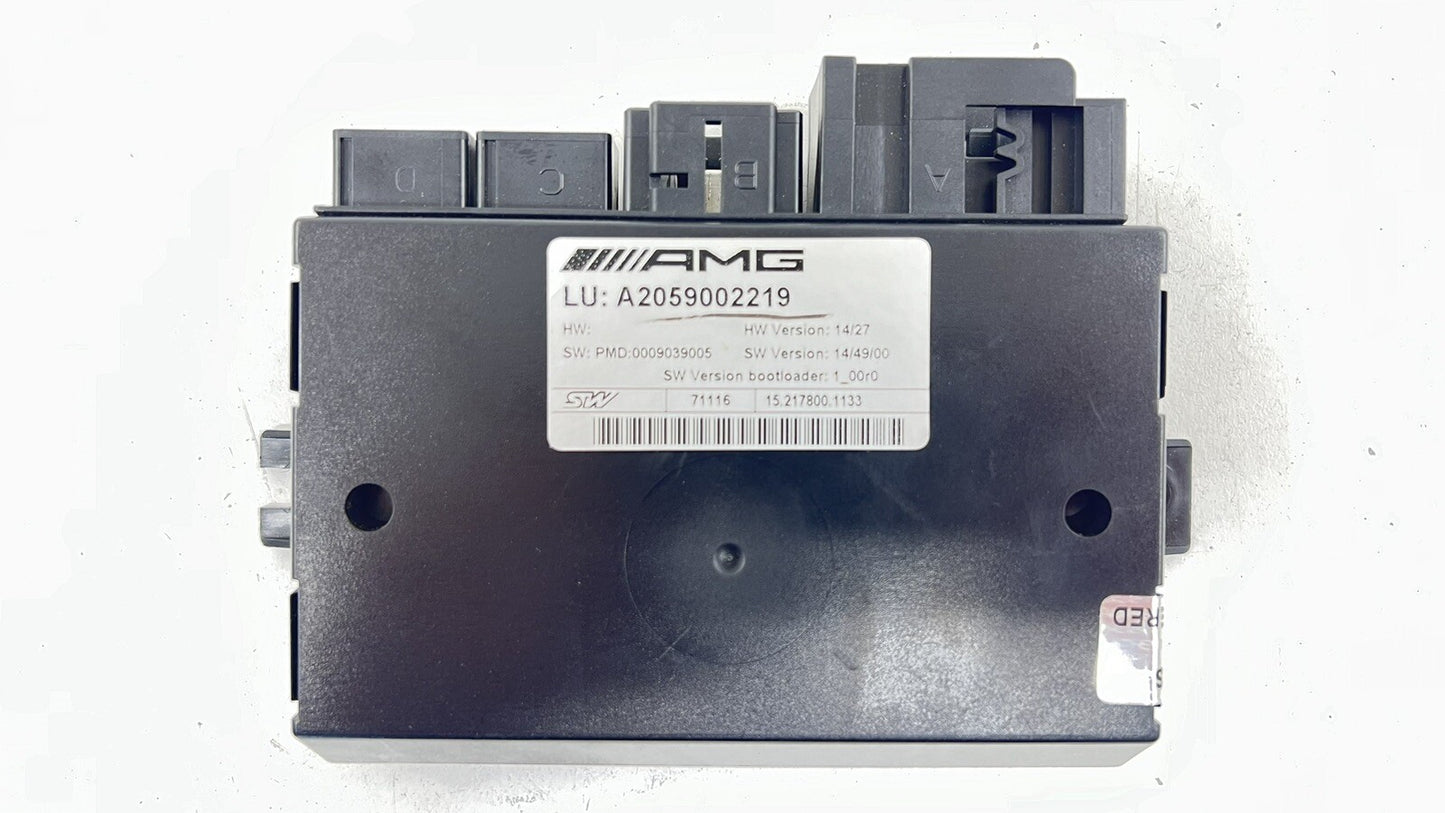 15-21 MERCEDES-BENZ C63S W205 ENGINE MOUNT CONTROL MODULE A 205 900 22 19 OEM