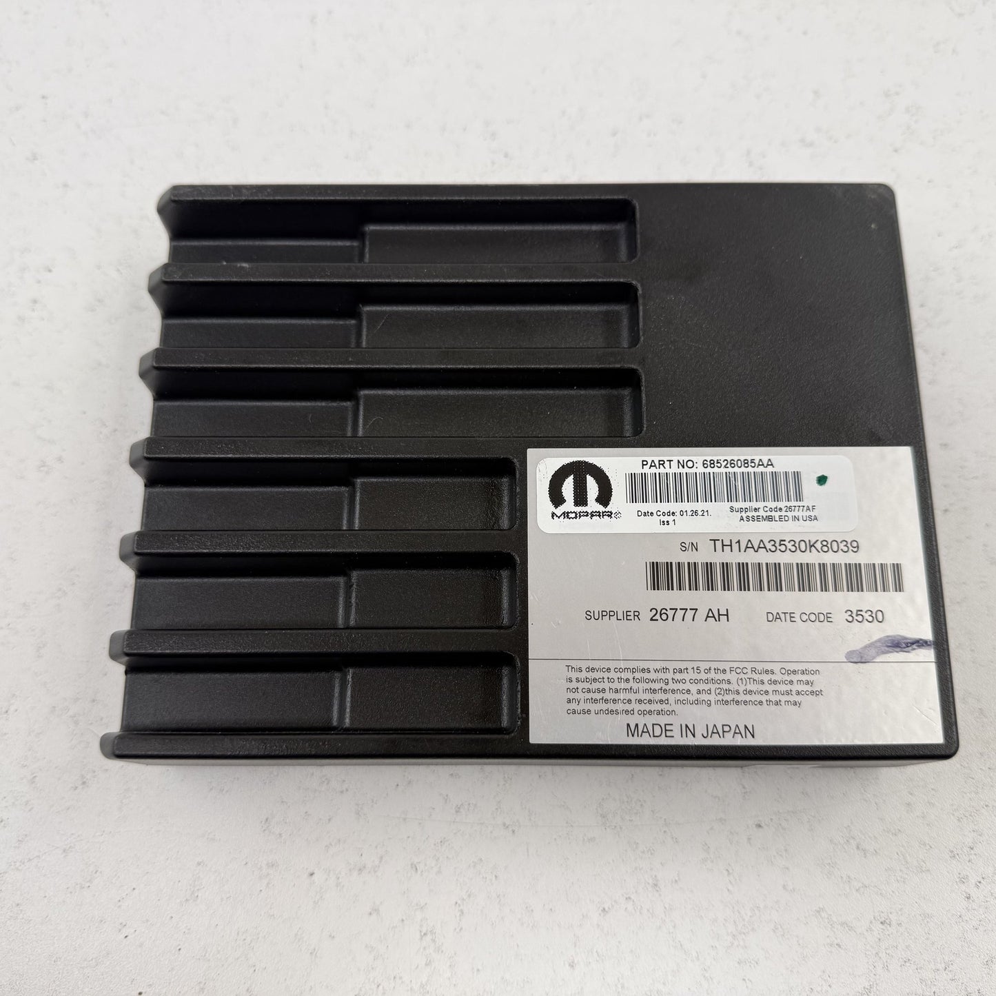 2018-2024 Dodge Durango Radio Audio Sound Amplifier Amp 68526085AA OEM