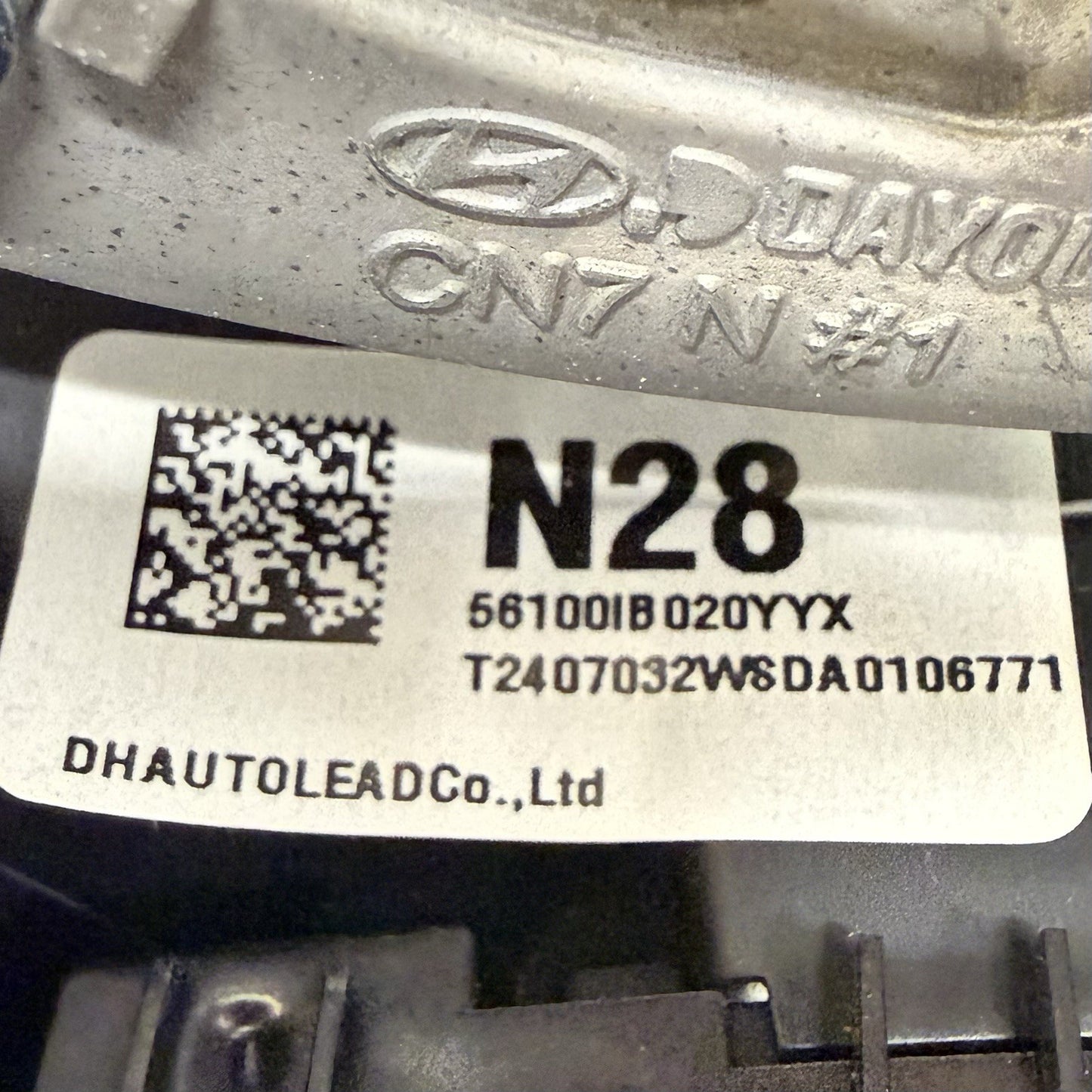 24-26 Hyundai Elantra N Steering Wheel W/ Paddle Shifters Leather OEM