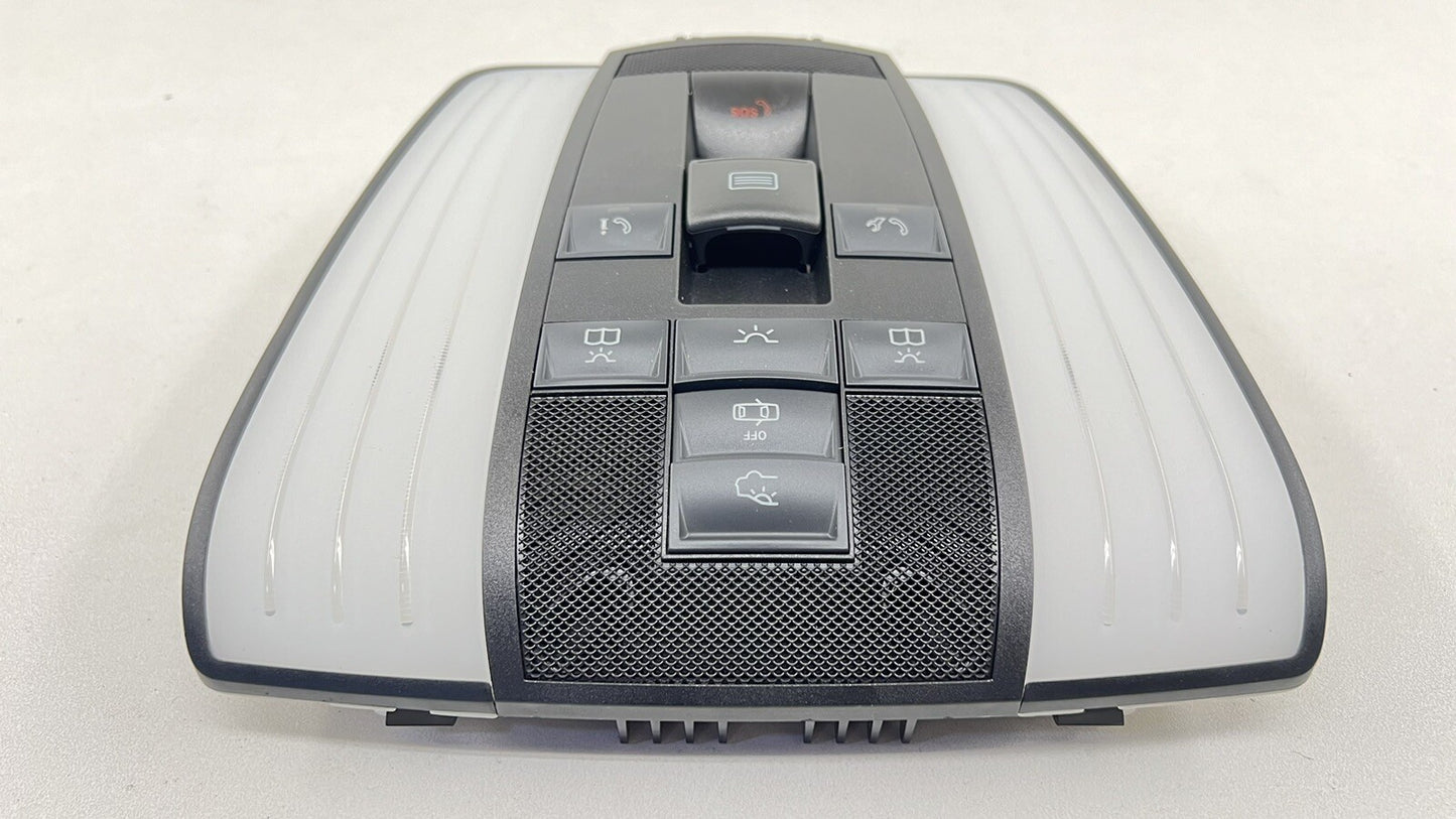 12-18 MERCEDES CLS550 W218 FRONT OVERHEAD CONSOLE READING LIGHT LAMP DOME OEM