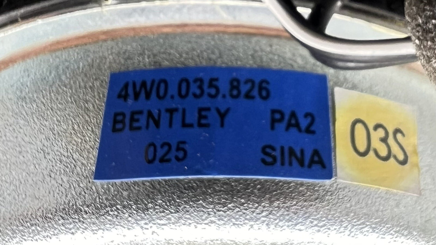 13-18 BENTLEY FLYING SPUR PASSENGER RIGHT REAR DOOR SPEAKER 4W0.035.826 OEM