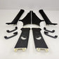 15-18 BMW F80 M3 Sedan A B C Pillar Upper Cover Interior Trim Set Anthracite OEM