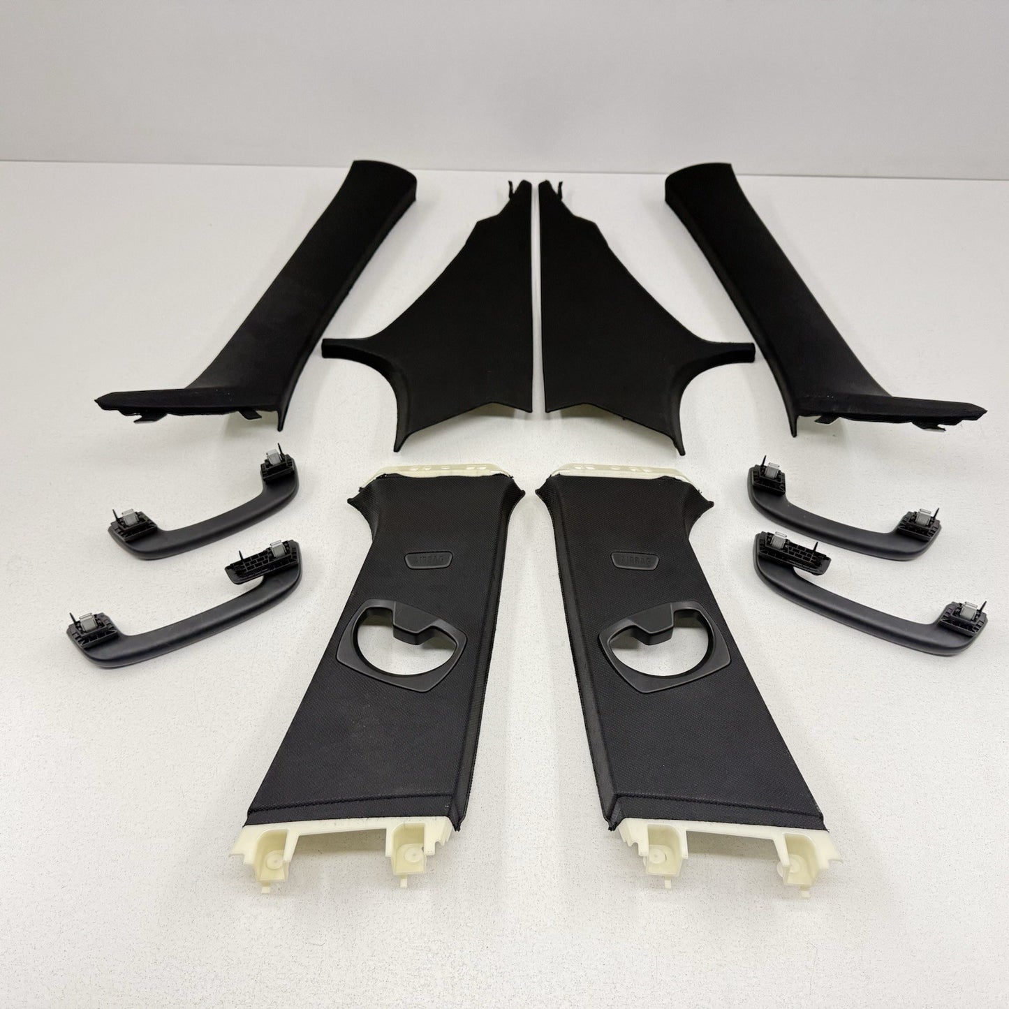 15-18 BMW F80 M3 Sedan A B C Pillar Upper Cover Interior Trim Set Anthracite OEM