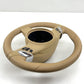 10-16 Porsche Panamera Driver Steering Wheel W/ Paddle Shifters Luxor Beige OEM