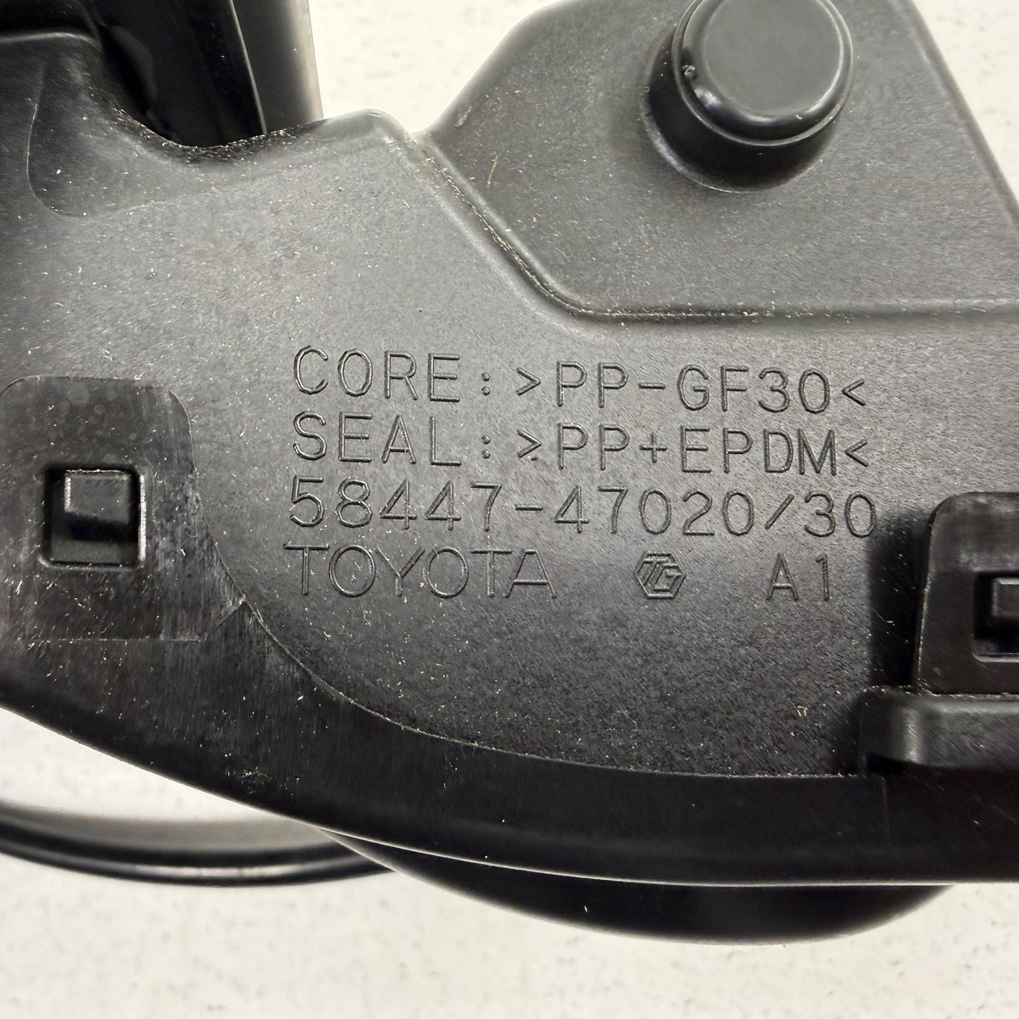 20-22 Toyota Prius Prime Charging Station Plug Port Cap Door Lid Cover Gray OEM