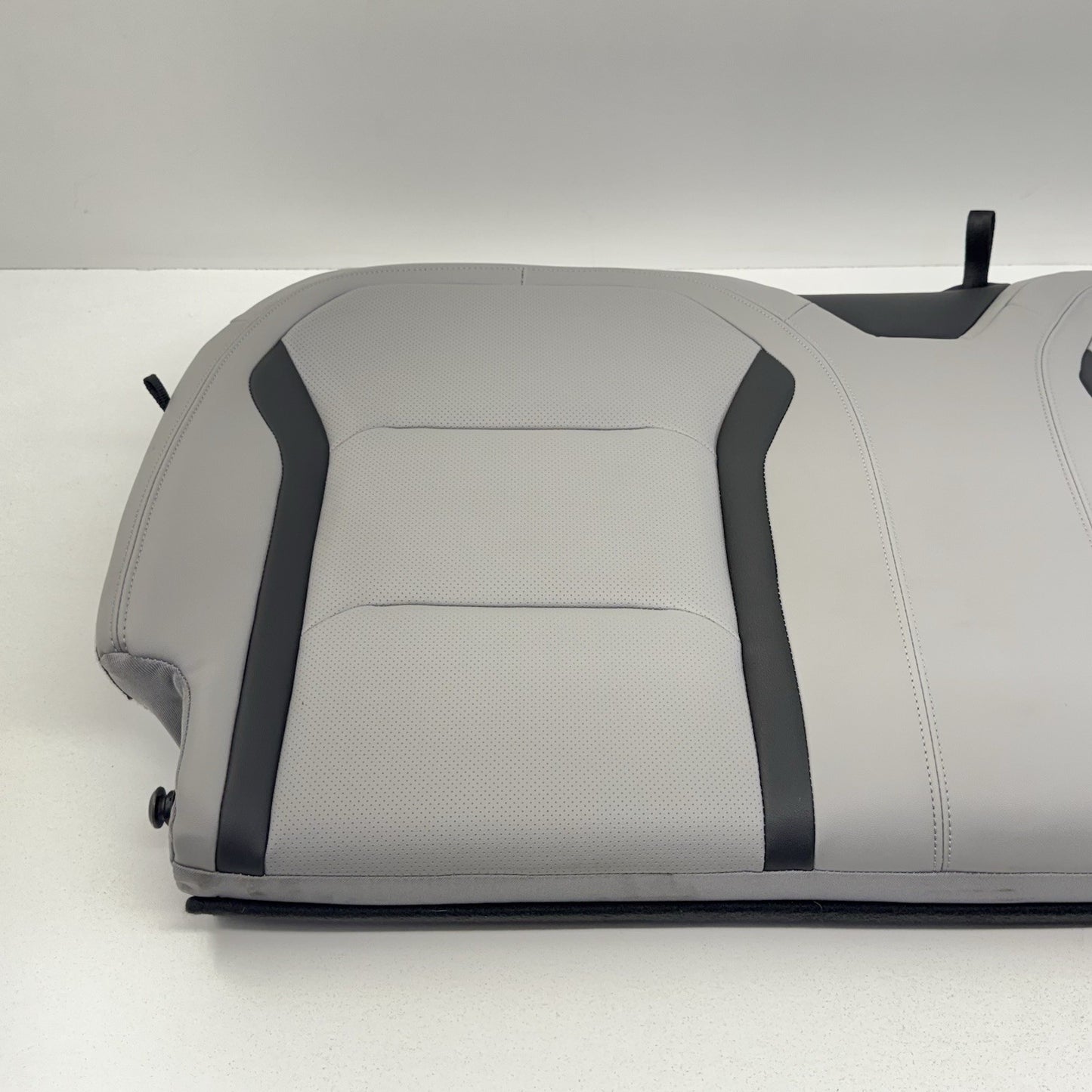 16-24 Chevrolet Camaro Coupe Rear Seat Set Upper Lower Cushion Gray Leather OEM