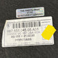 05-12 Porsche Boxster Cayman 987 Front Trunk Carpet Trim Set OEM