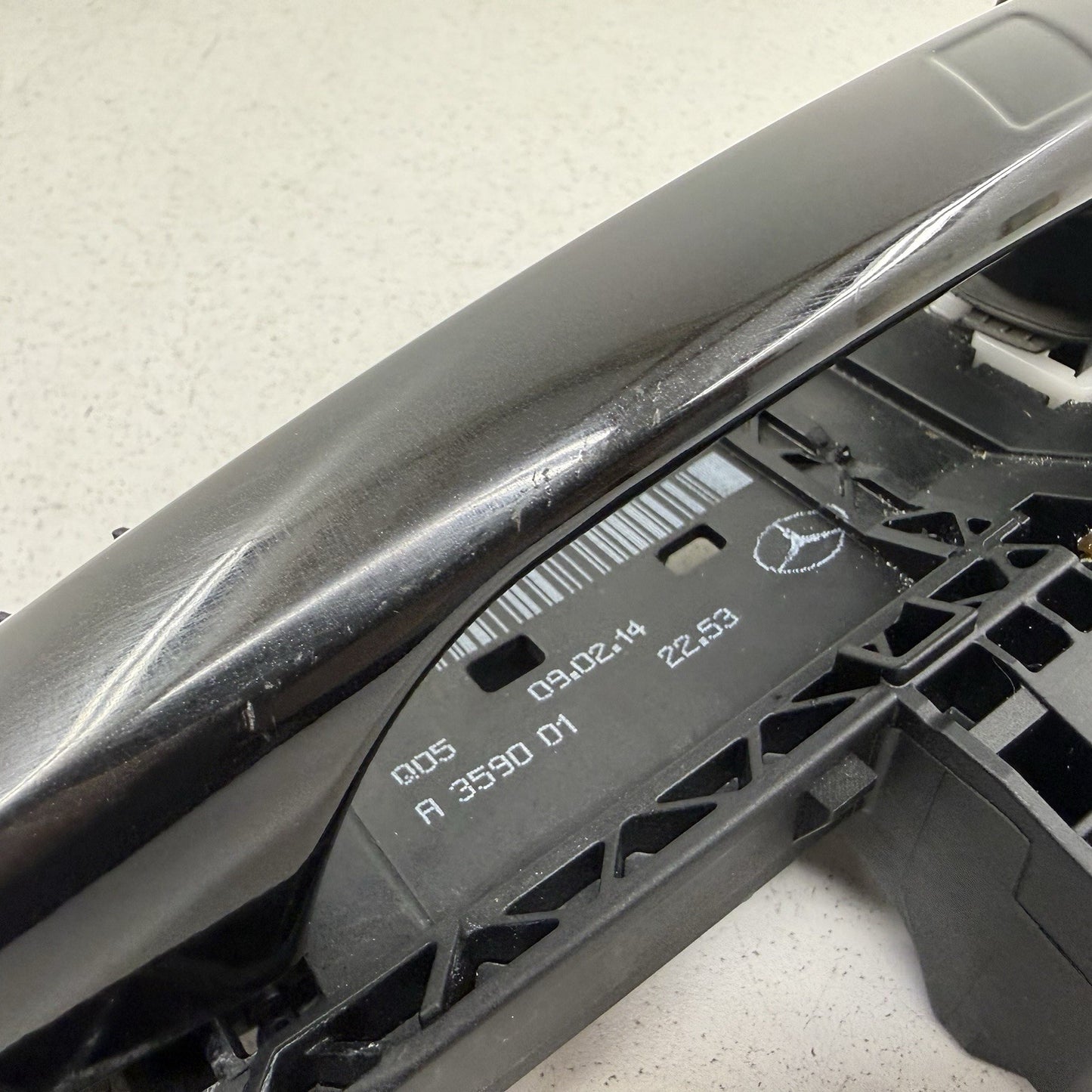 12-18 Mercedes W218 CLS550 Driver Left Rear Exterior Door Handle Black OEM