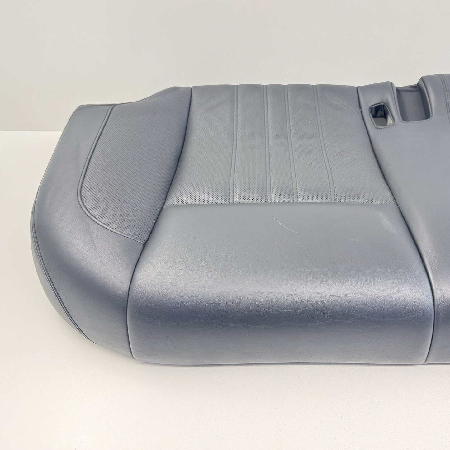 12-16 BMW M5 F10 Rear Lower Bottom Seat Cushion Cover Leather Black OEM