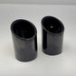 19-21 BMW M2 F87 Competition Rear Muffler Exhaust Tip Set Black 7853892 OEM
