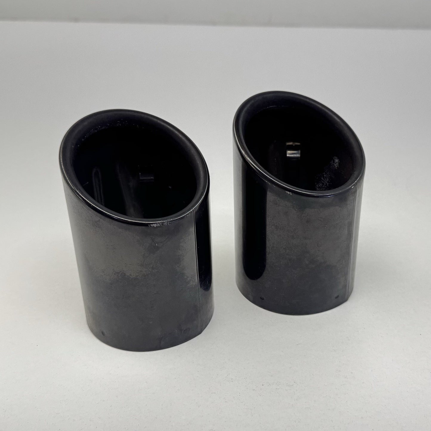 19-21 BMW M2 F87 Competition Rear Muffler Exhaust Tip Set Black 7853892 OEM