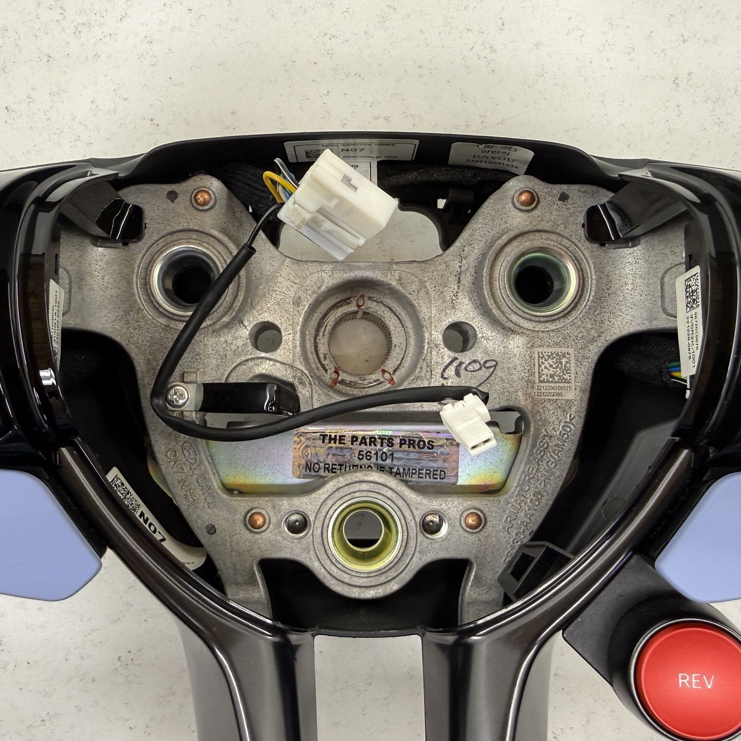 2022-2026 Hyundai Elantra N Manual Transmission Steering Wheel Leather Black OEM