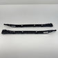 10-16 Mercedes E350 W212 Rear Bumper Lateral Support Bracket Pair Left Right OEM