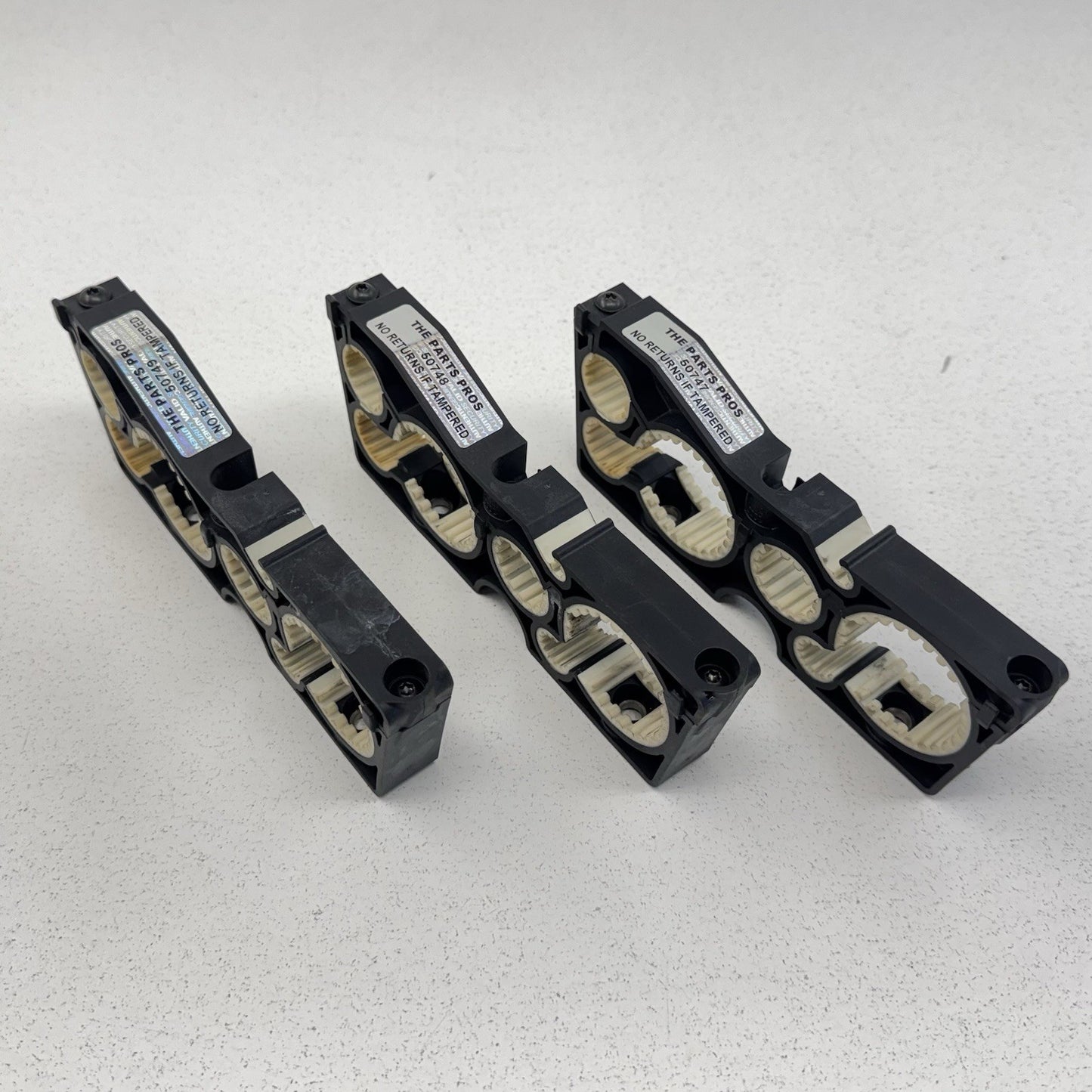 17-23 Audi R8 Under Body Coolant Pipe Hose Bracket Retainer Set OEM