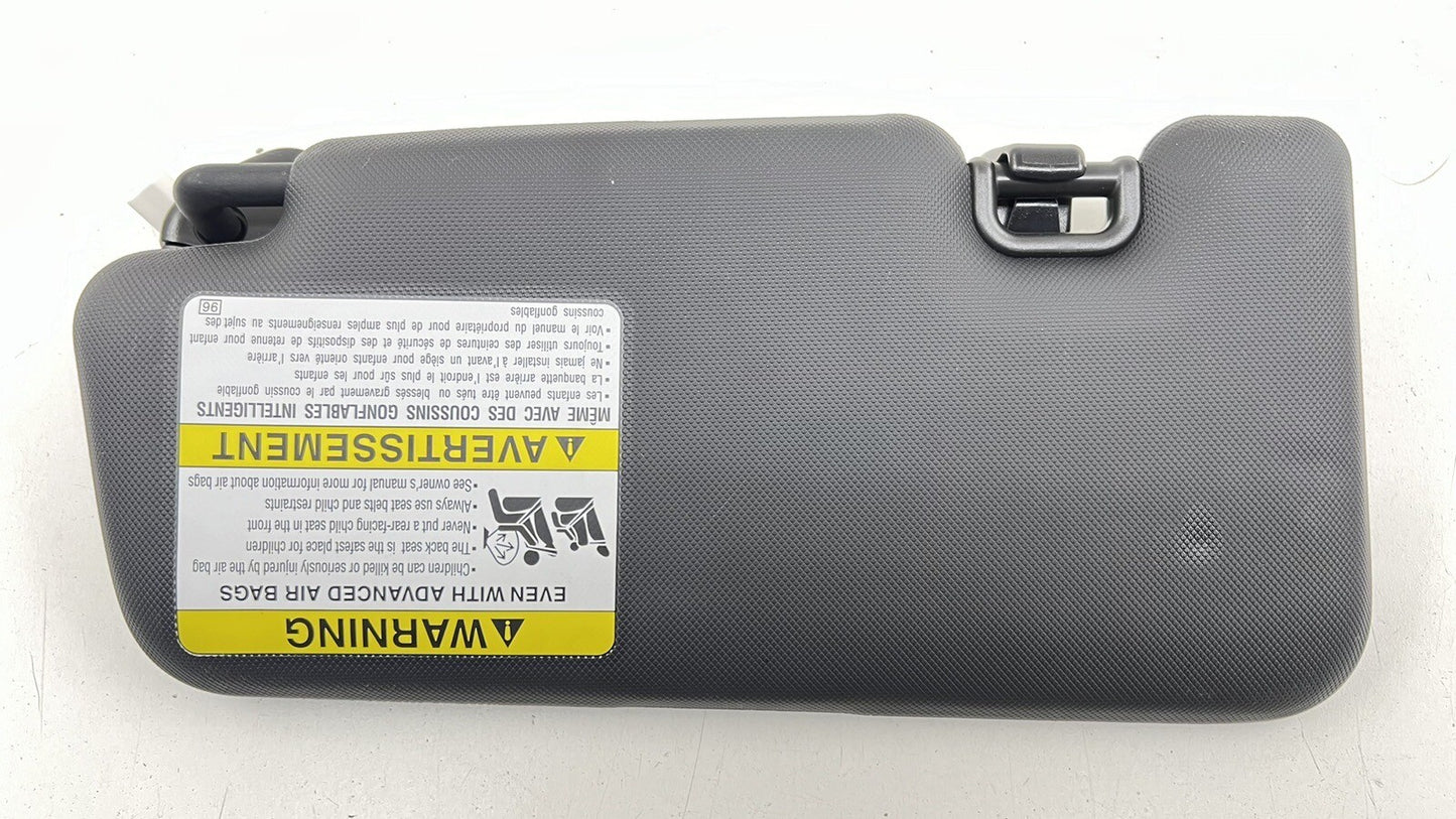 22-24 SUBARU WRX PASSENGER RIGHT FRONT SUNVISOR SUN VISOR SHADE BLACK OEM