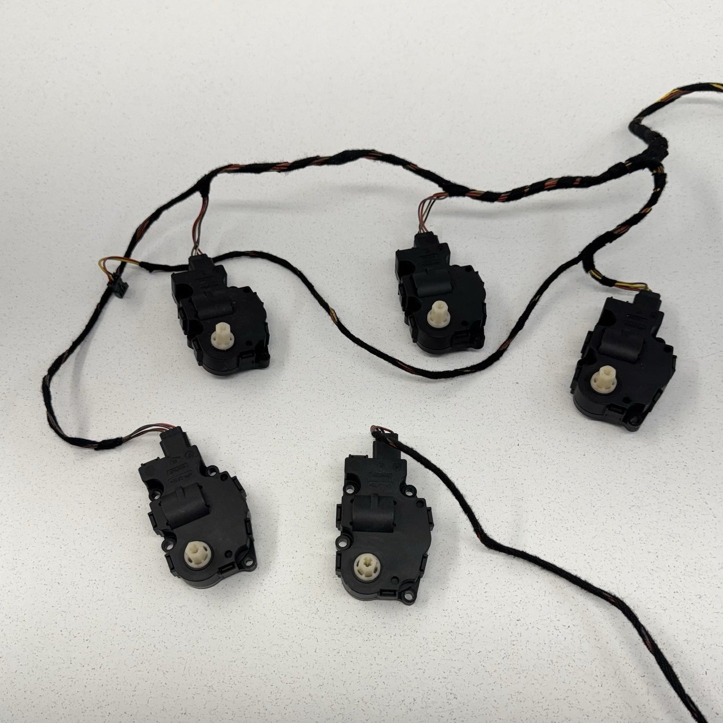 12-18 Mercedes CLS550 HVAC Box Heater AC Flap Motor Air Mix Actuator Set OEM