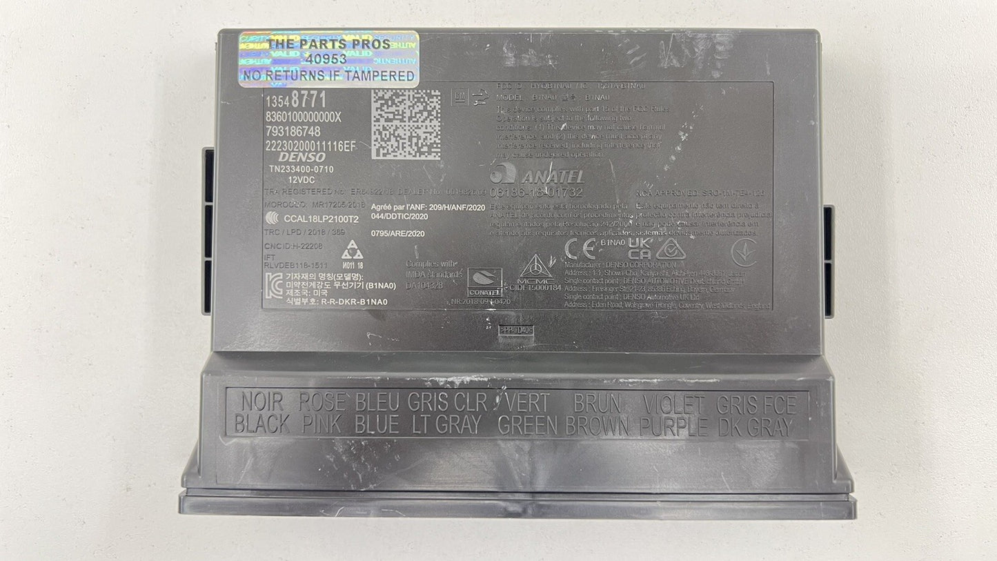 22-24 CADILLAC CT4 V BLACKWING BODY CONTROL MODULE BCM 13548771 OEM