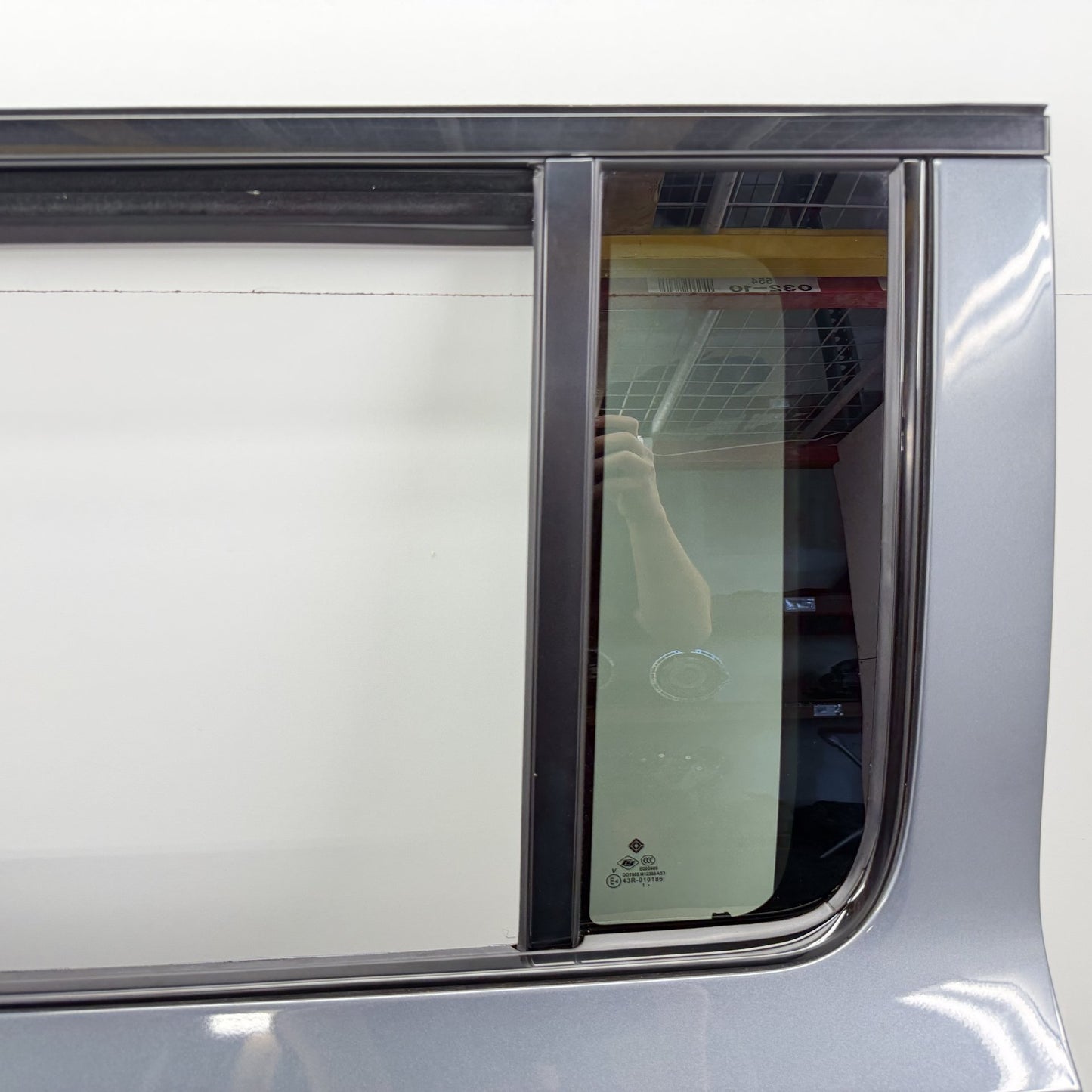 2022-2024 Rivian R1S Driver Left Rear Door Shell Complete W/ Glass OEM