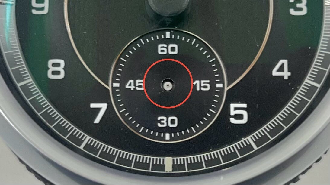 10-16 PORSCHE PANAMERA CENTER DASHBOARD DASH CLOCK TIME OEM