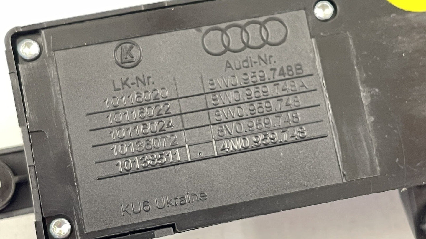 17-23 AUDI A4 S4 A5 S5 PASSENGER RIGHT FRONT SEAT CONTROL SWITCH OEM
