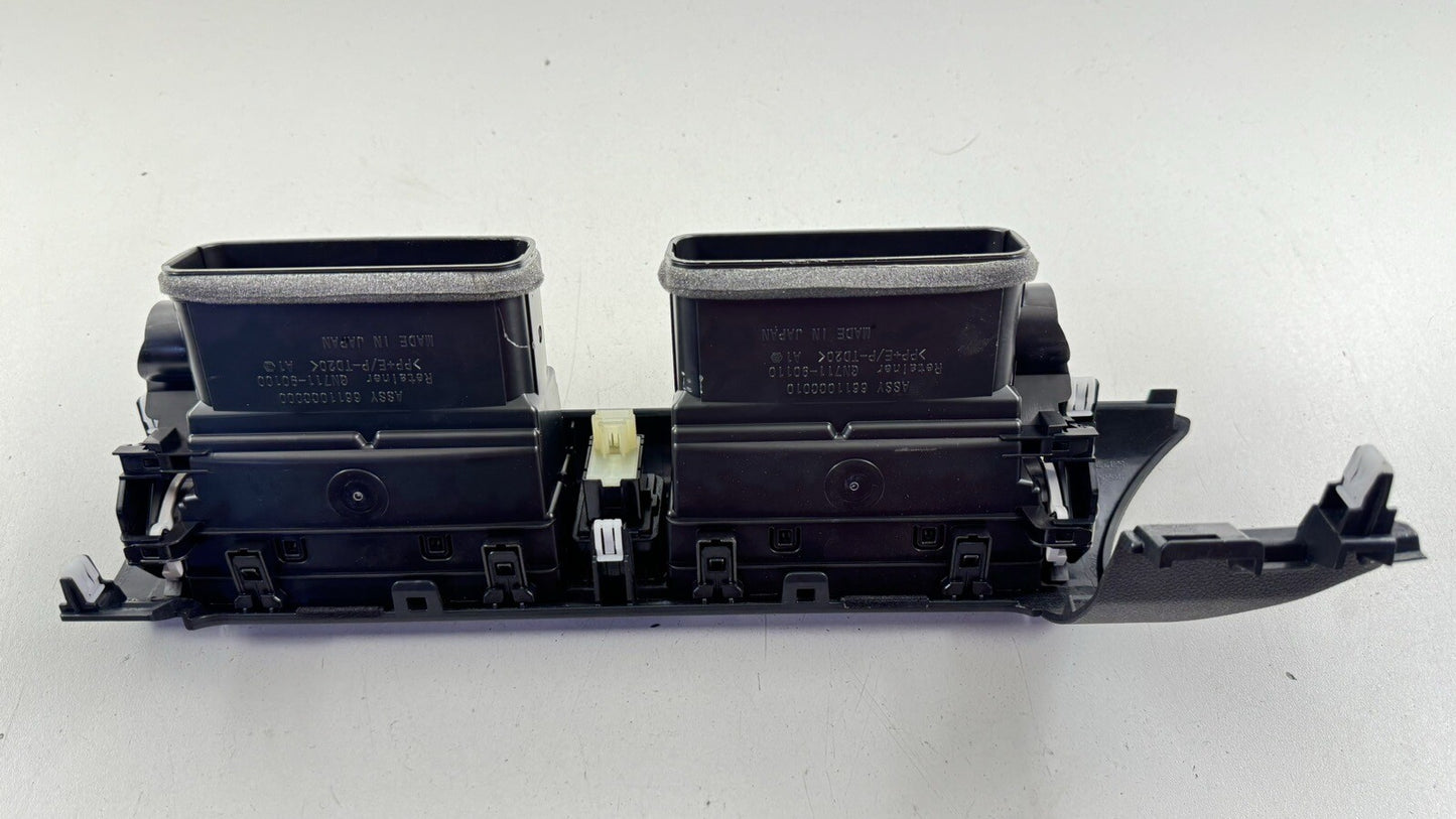 22-23 TOYOTA GR86 CENTER DASH AIR VENT GRILLE GRILL TRIM W/ HAZARD SWITCH OEM