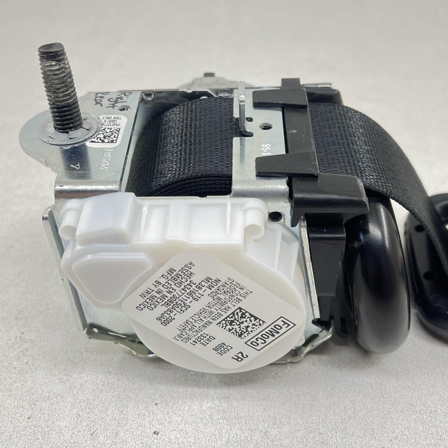 21-25 FORD F-150 PASSENGER RIGHT REAR SEATBELT SEAT BELT RETRACTOR OEM