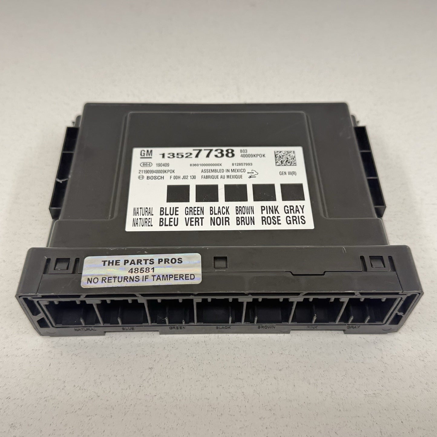 19-24 Chevrolet Camaro SS Body Control Module BCM 13527738 OEM