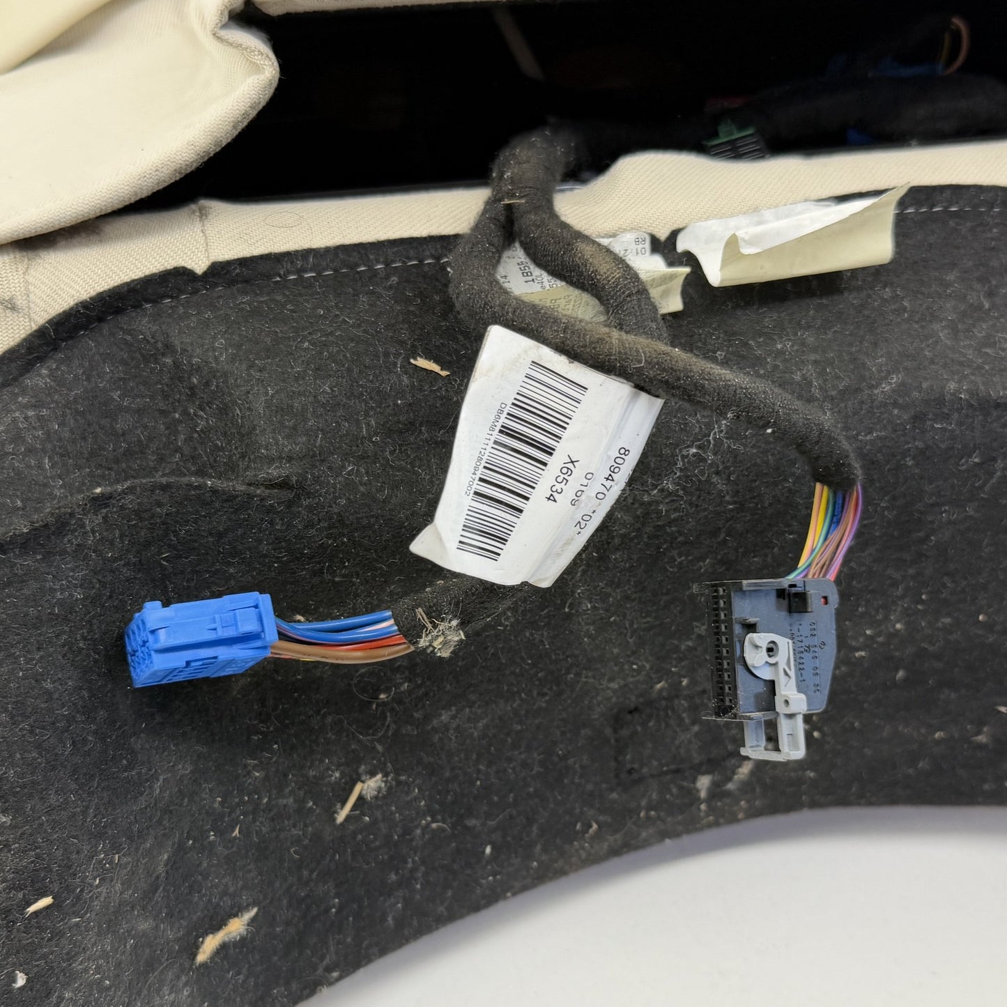 2014-2017 Mercedes-Benz S550 W222 Left Rear Power Seat Upper Cushion Beige OEM