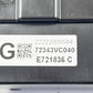 22-23 SUBARU WRX HEATER CORE BOX HVAC ELECTRONIC CONTROL MODULE 72343VC040 OEM