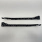 10-16 Mercedes E350 W212 Rear Bumper Lateral Support Bracket Pair Left Right OEM
