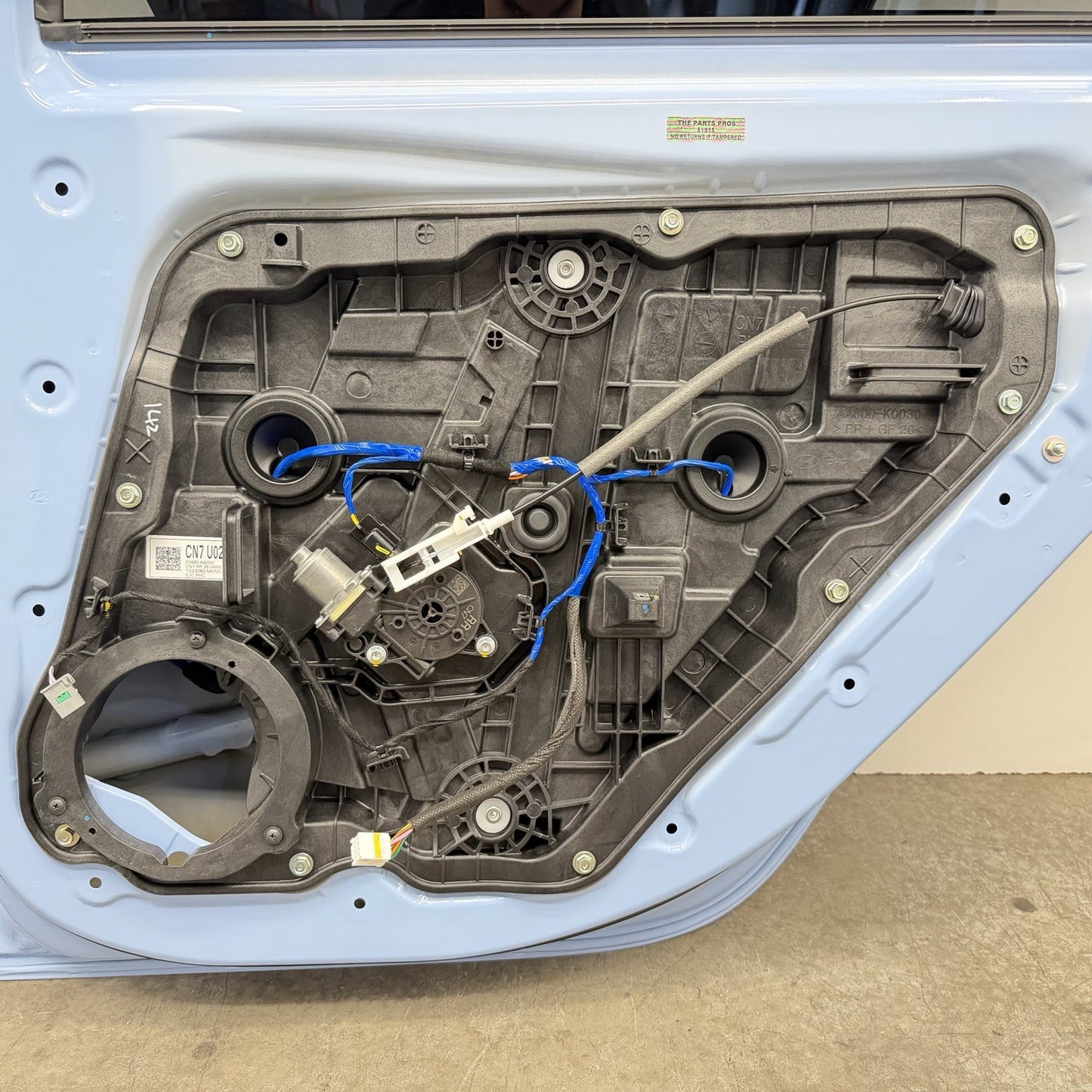 22-26 Hyundai Elantra N Passenger Right Rear Door Shell Complete With Glass OEM