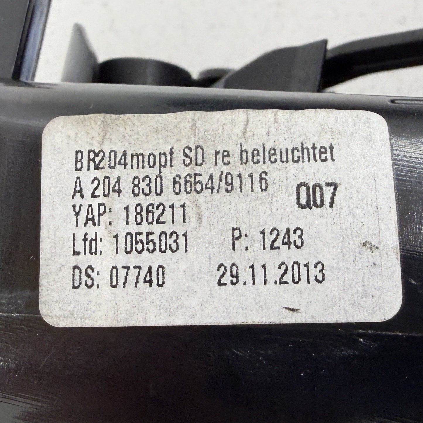 2012-2014 Mercedes C250 W204 Outer Dashboard AC Air Vent Pair Left &amp; Right OEM