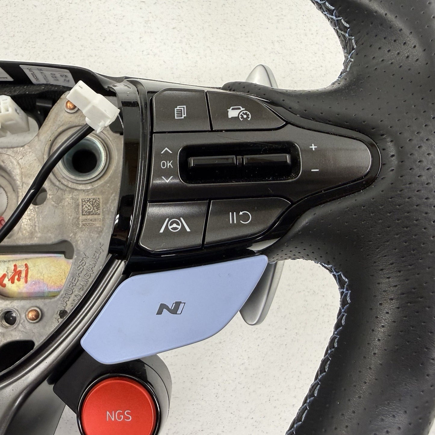 24-26 Hyundai Elantra N Steering Wheel W/ Paddle Shifters Leather OEM