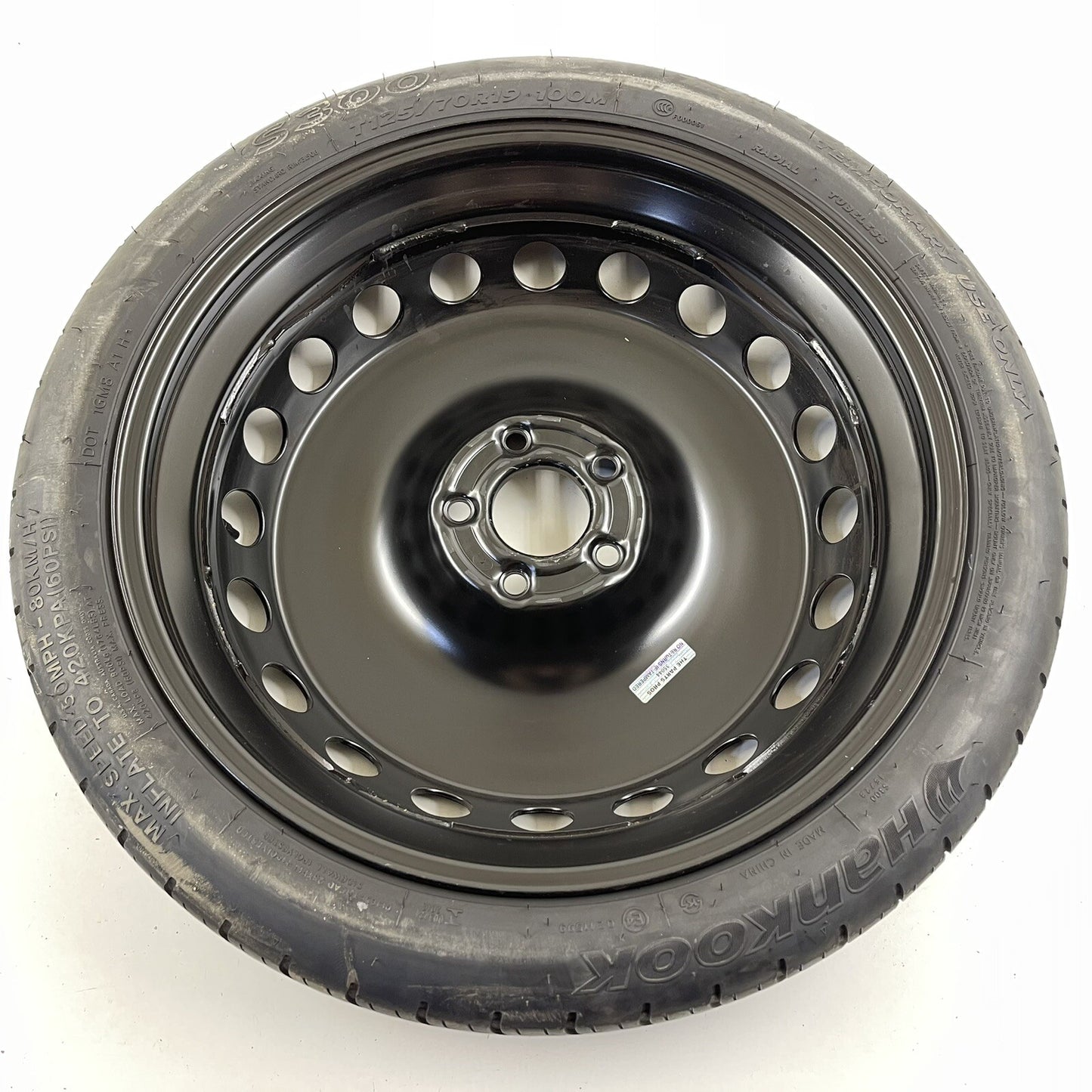 17-22 AUDI A4 S4 A5 S5 EMERGENCY SPARE TIRE WHEEL RIM DONUT 8W0601027B OEM