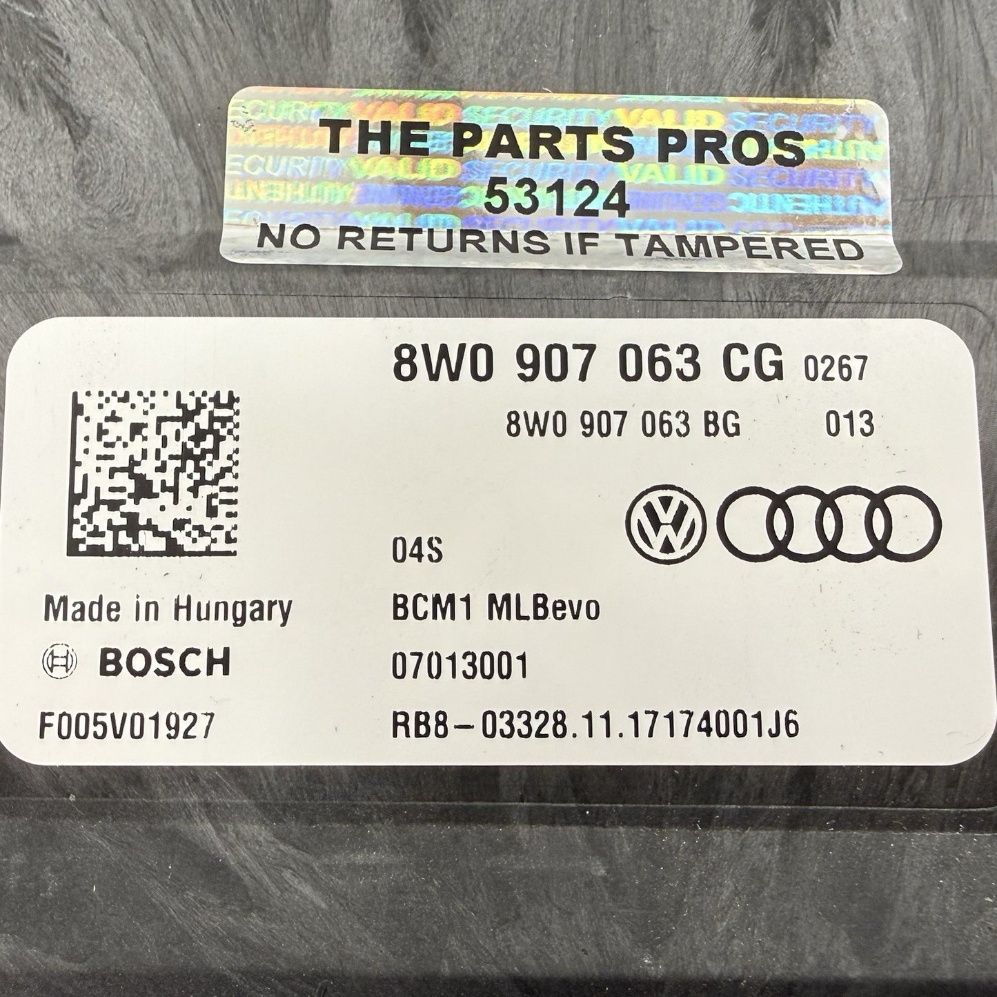 18-24 Audi A4 A5 S4 S5 RS5 Body Control Module BCM 8W0907063CG OEM