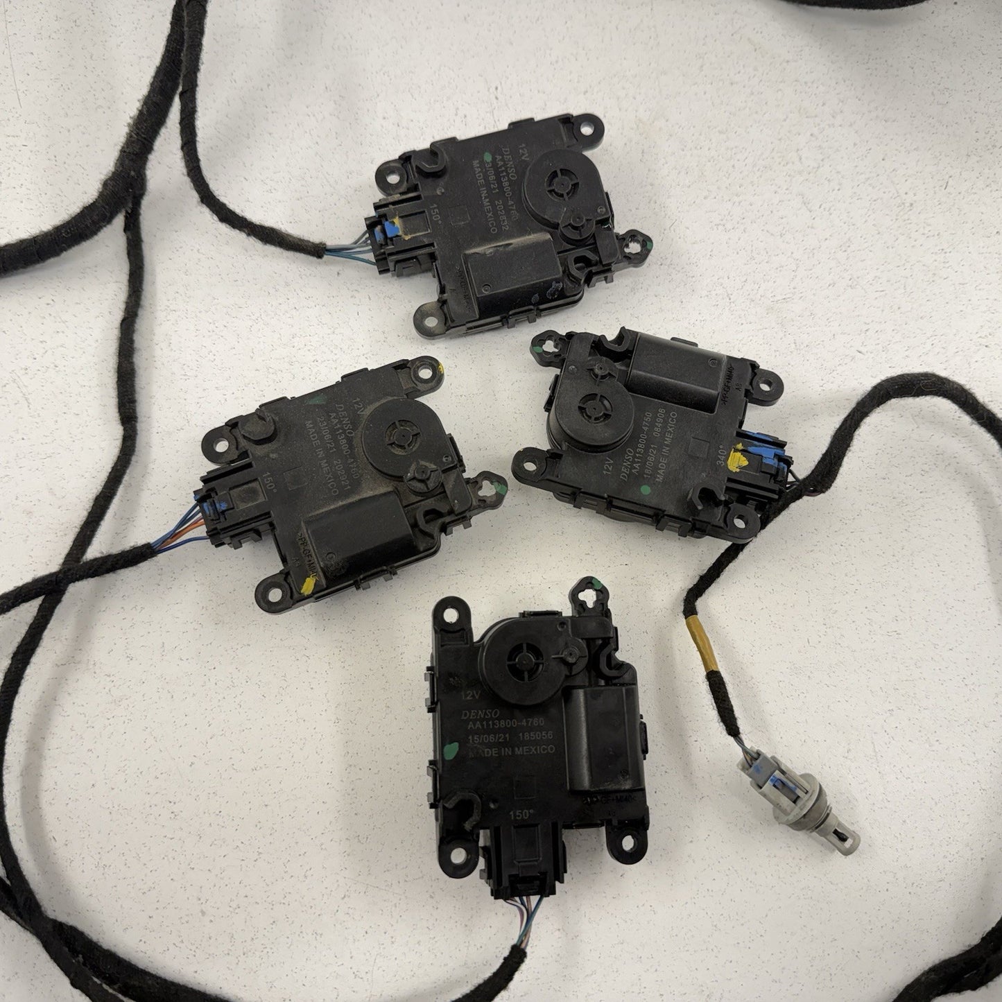 19-25 Ram 2500 3500 HVAC Box Heater AC Flap Motor Air Mix Actuator Set OEM