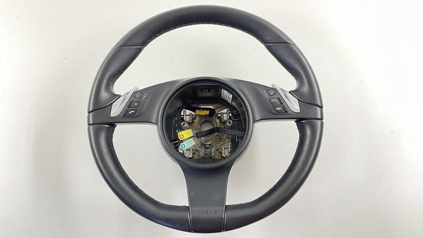10-16 Porsche Panamera Driver Steering Wheel W/ Paddle Shifters 7PP419091AD OEM