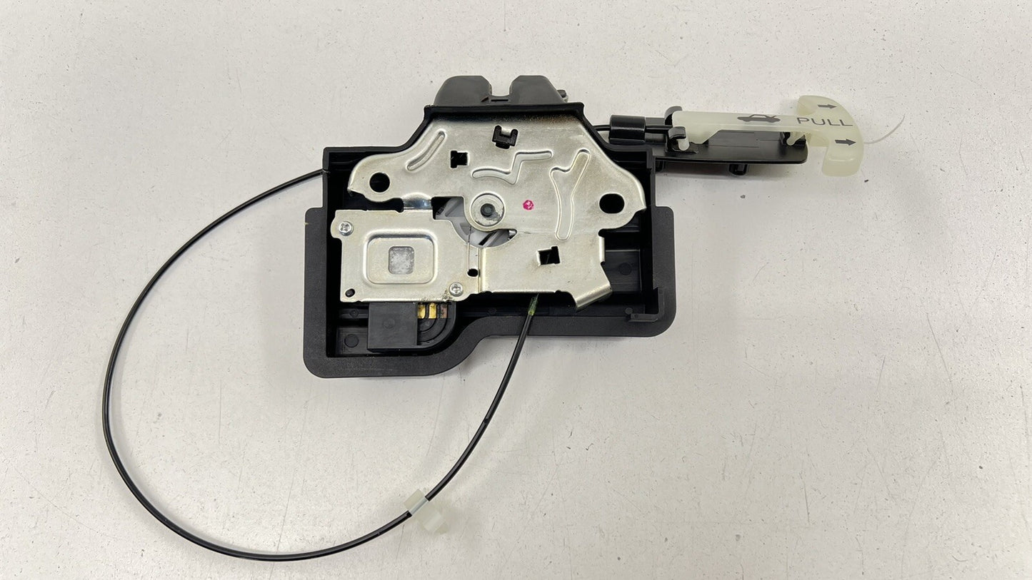 14-20 INFINITI Q50 REAR TRUNK LATCH LOCK ACTUATOR PULL RELEASE LEVER OEM