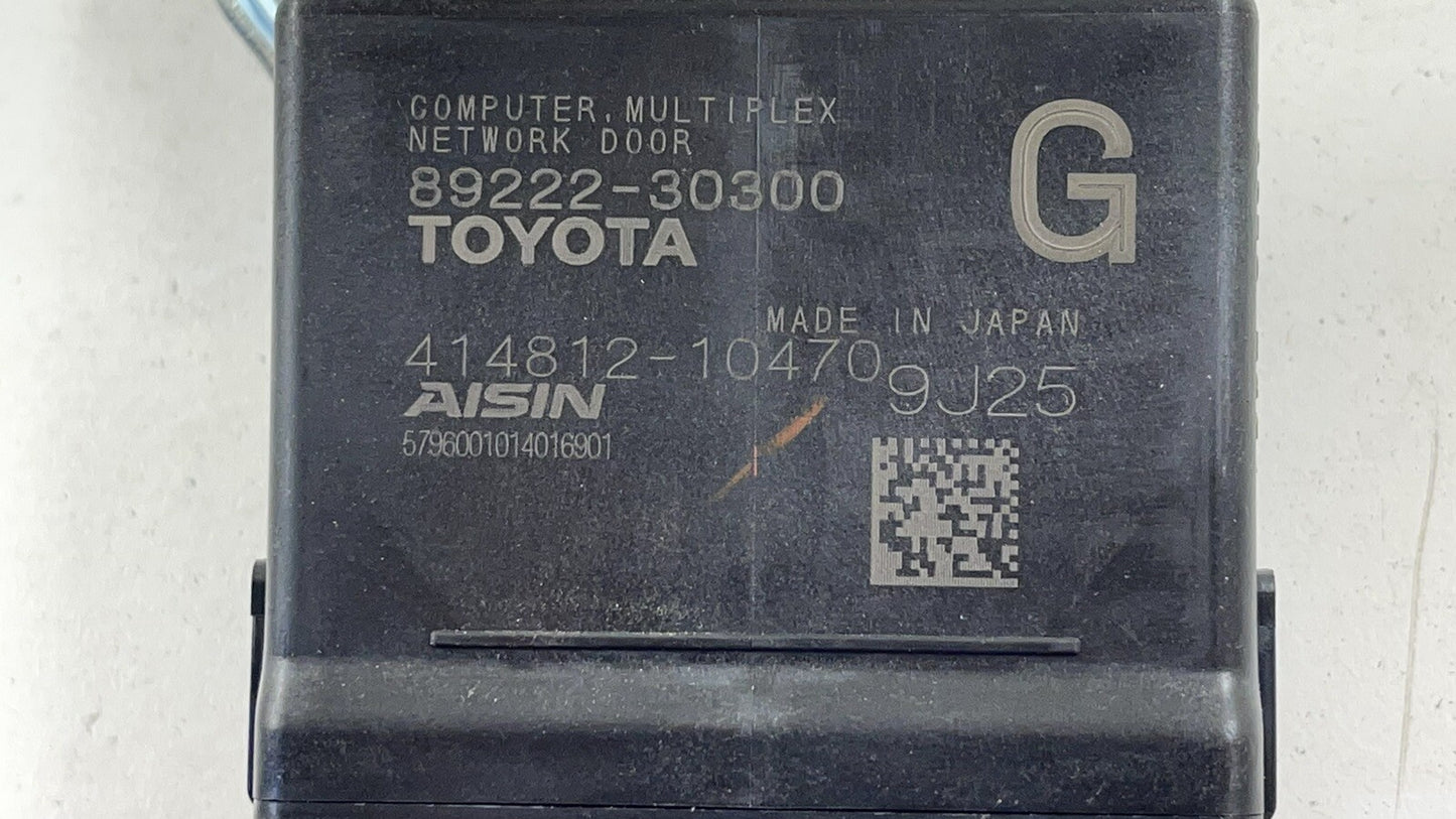 16-20 LEXUS GS F MULTIPLEX NETWORK DOOR CONTROL MODULE 89222-30300 OEM