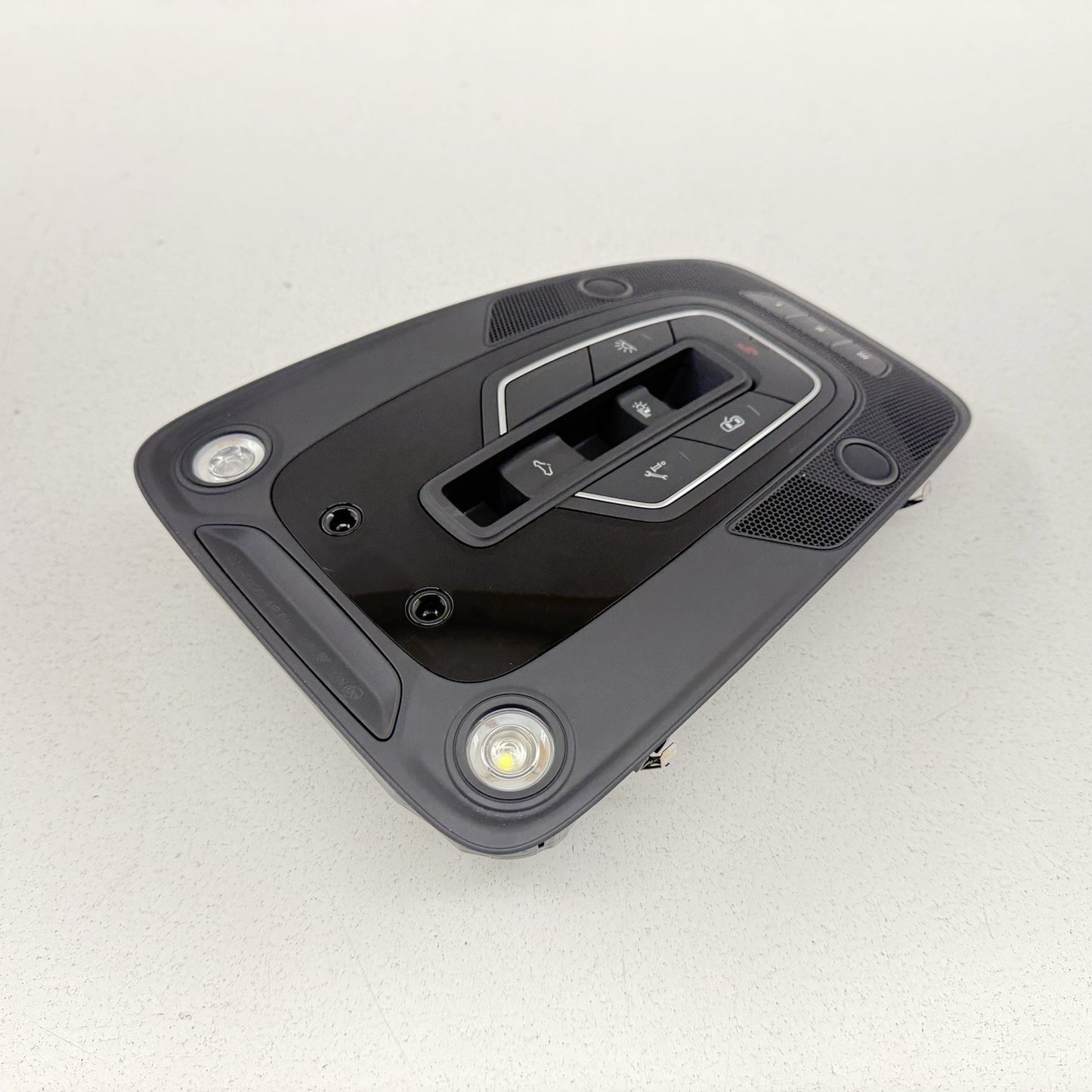 18-19 Audi S5 Front Overhead Console Dome Light Lamp Control Panel Black OEM