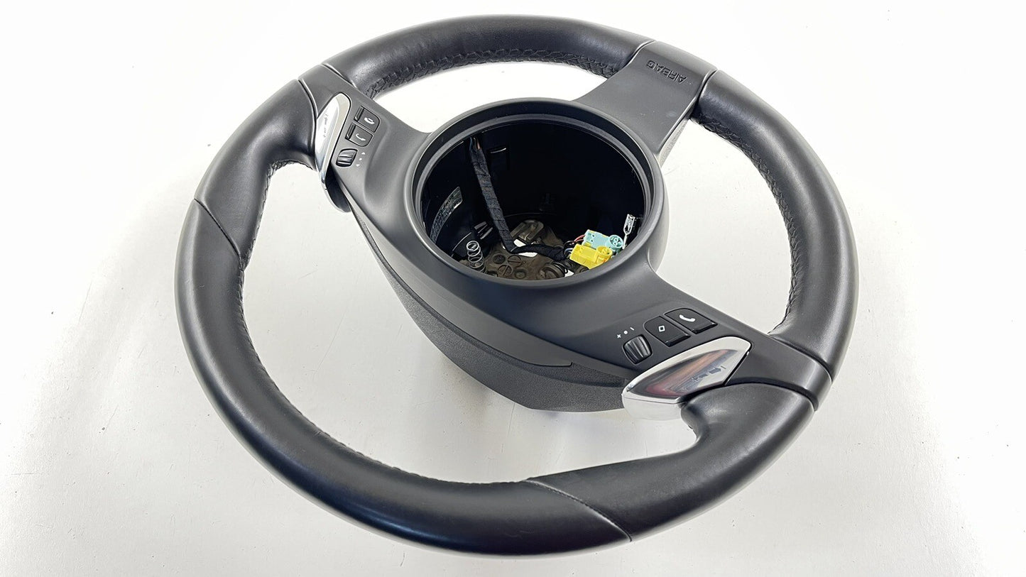 10-16 Porsche Panamera Driver Steering Wheel W/ Paddle Shifters 7PP419091AD OEM