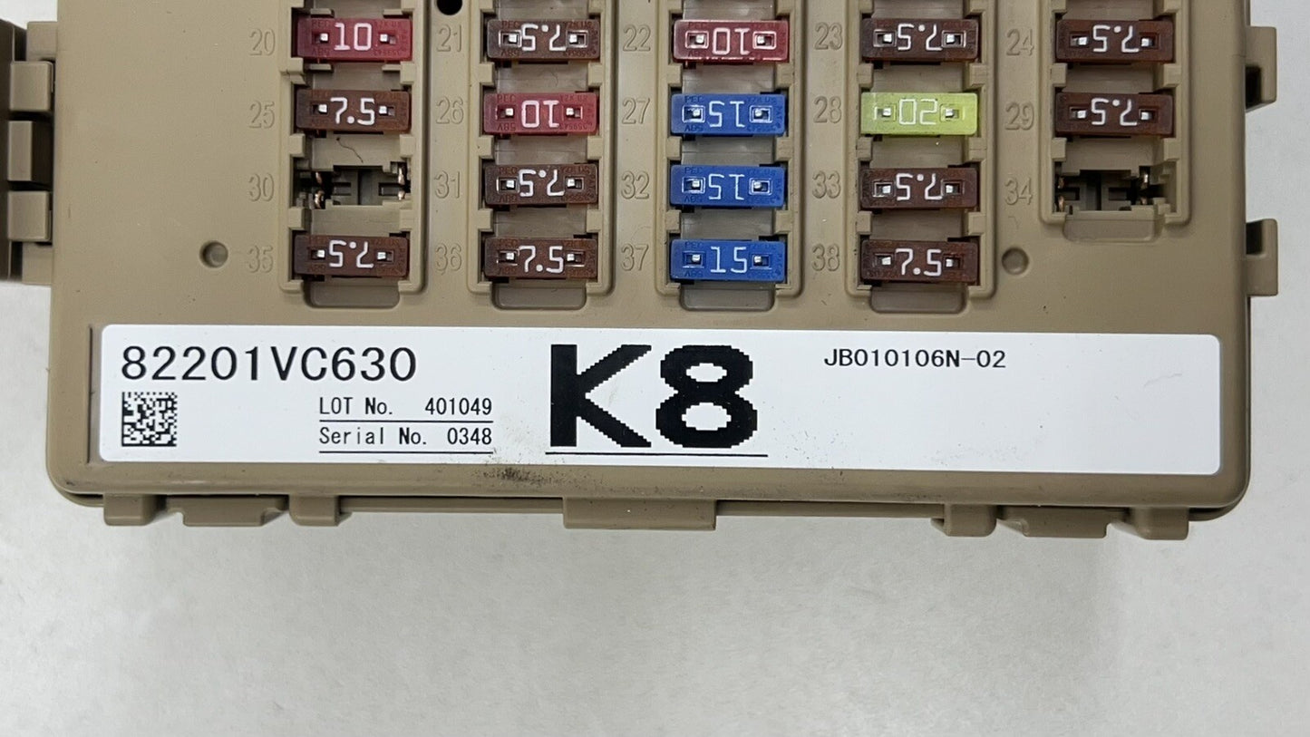 2024 SUBARU WRX INTERIOR CABIN FUSE RELAY JUNCTION BOX 82201VC630 OEM