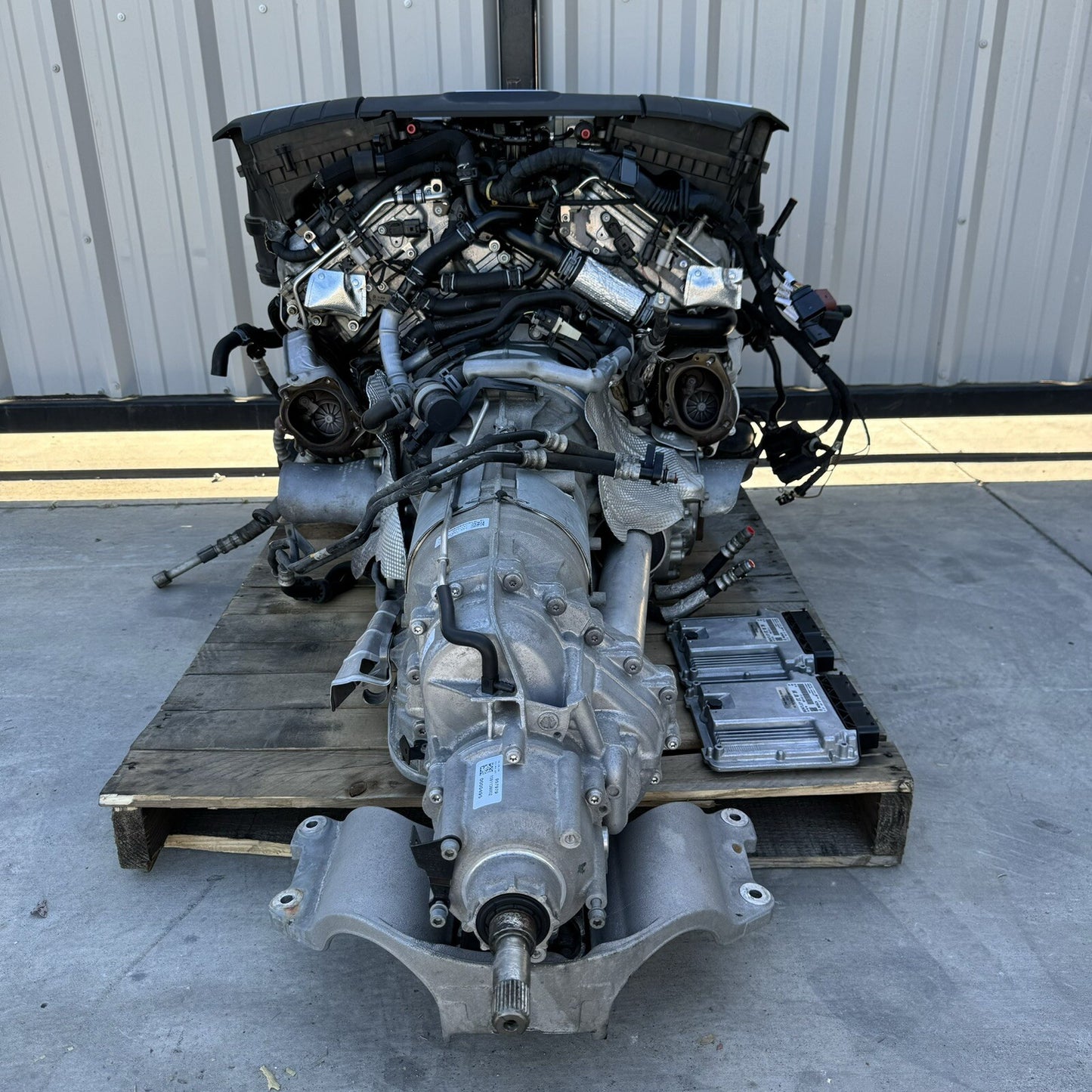 14-18 Bentley Flying Spur W12 Twin Turbo Complete Engine With Transmission OEM