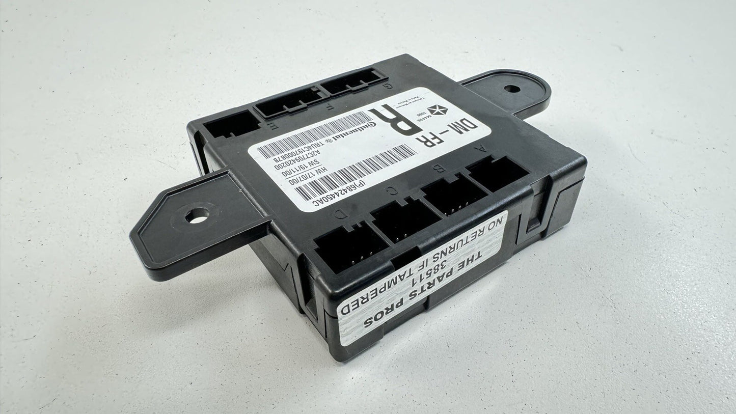 20-21 DODGE CHARGER PASSENGER RIGHT FRONT DOOR CONTROL MODULE 68424450AC OEM