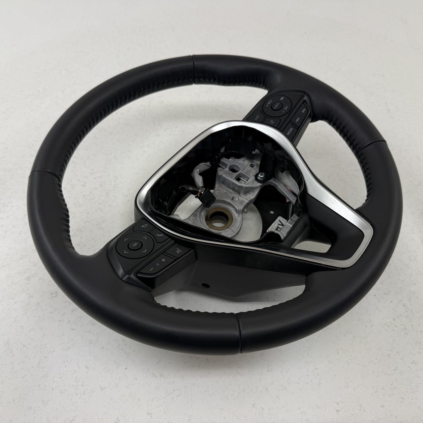 2019-2025 Toyota RAV4 Hybrid Driver Steering Wheel Heated Black Leather OEM